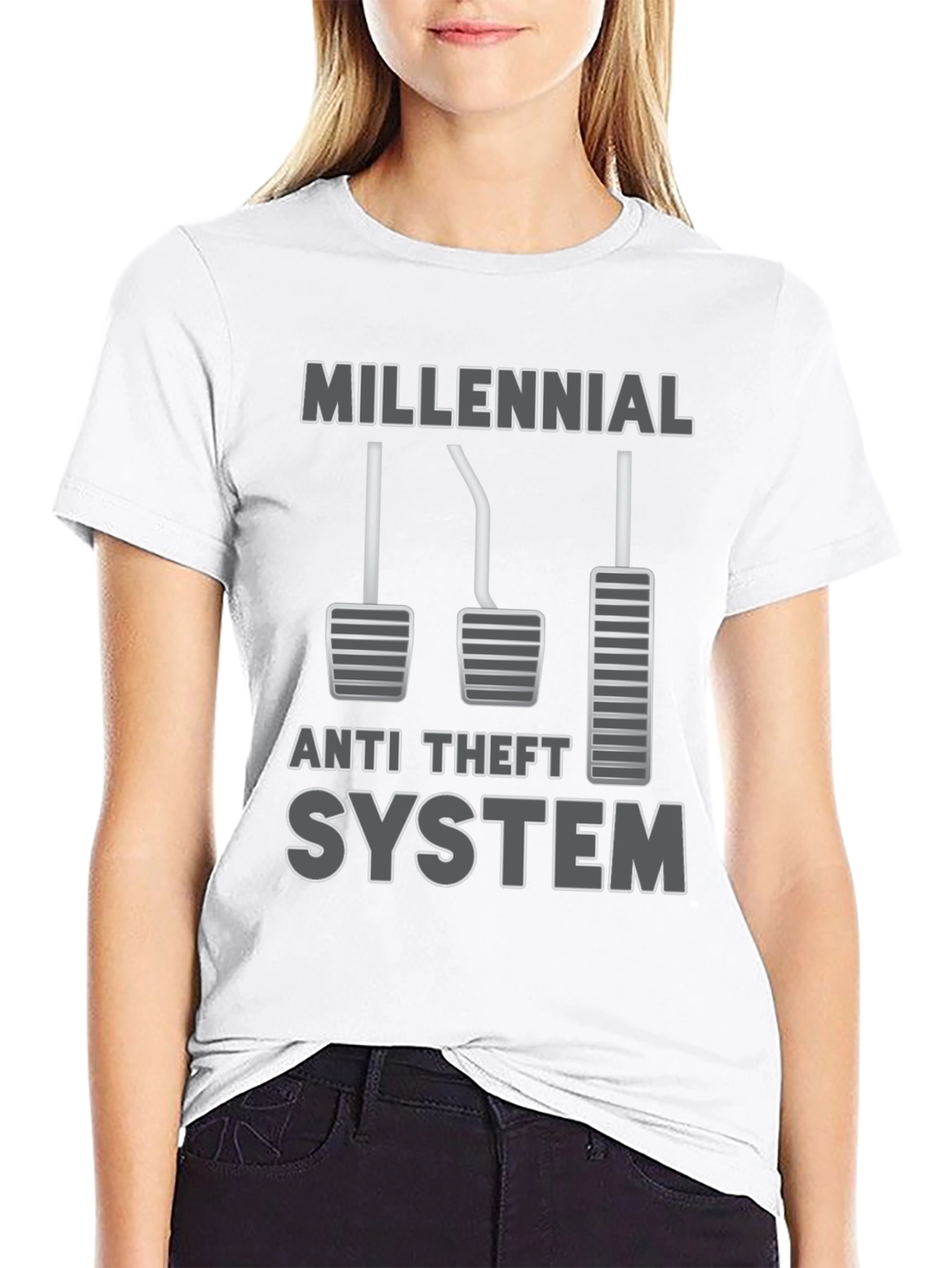 Millennial Anti Theft System Manual Car T-Shirt