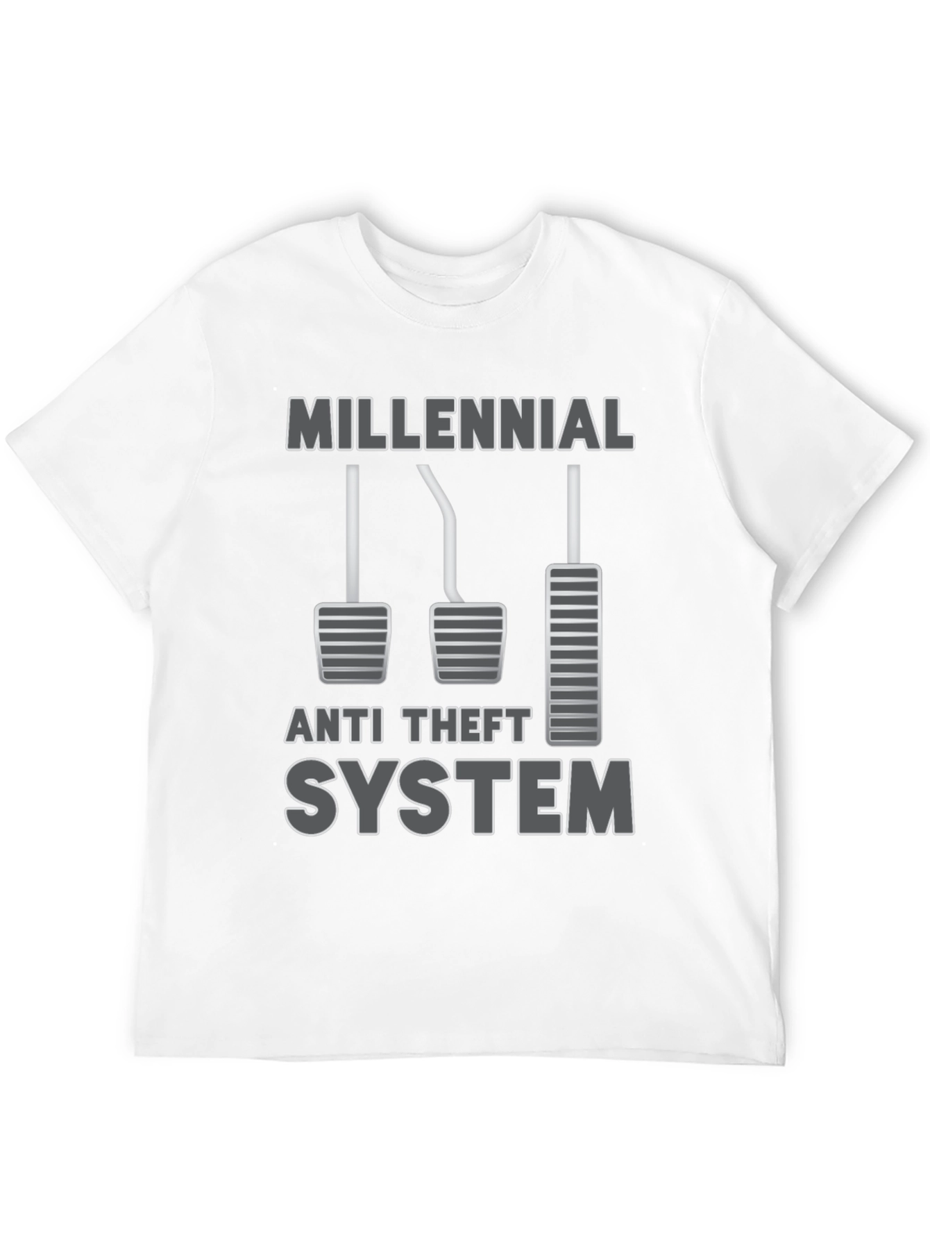 Millennial Anti Theft System Manual Car T-Shirt