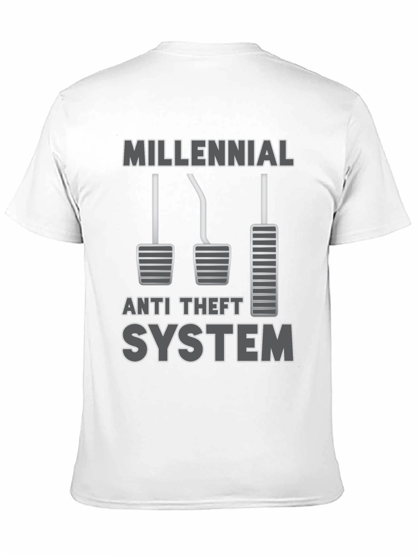 Millennial Anti Theft System Manual Car T-Shirt