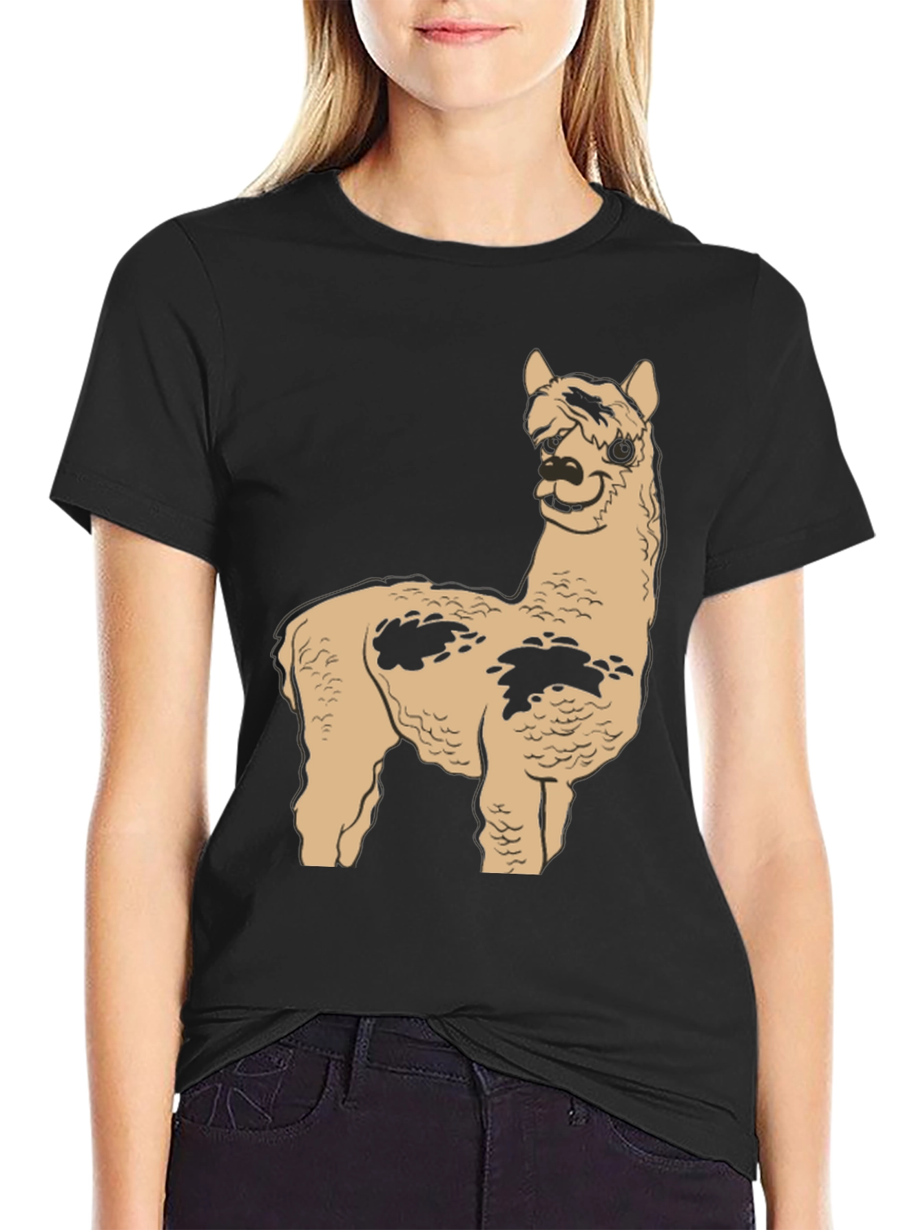 Alpaca Graphic Tee - Casual Comfort
