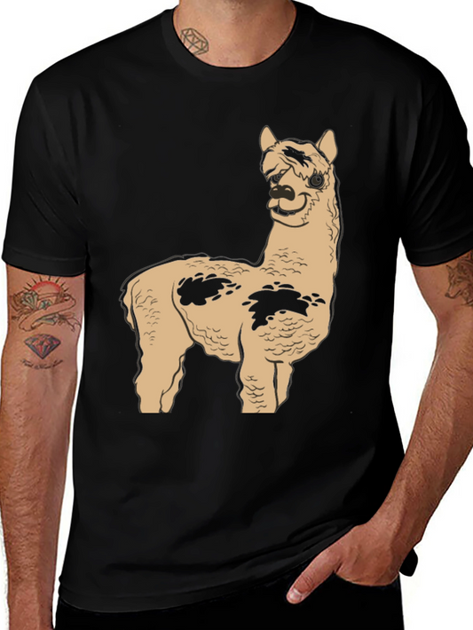 Alpaca Graphic Tee - Casual Comfort