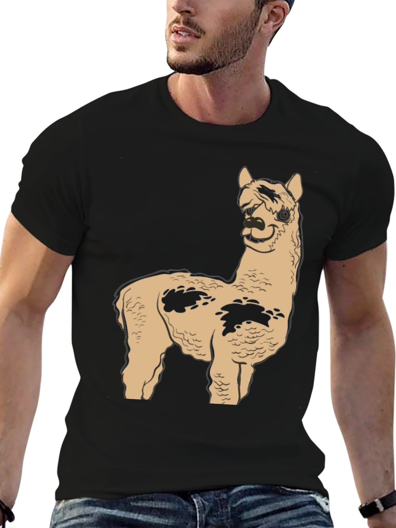 Alpaca Graphic Tee - Casual Comfort