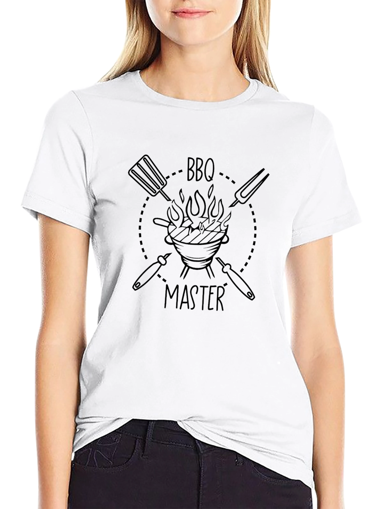BBQ Master Black Graphic Tee