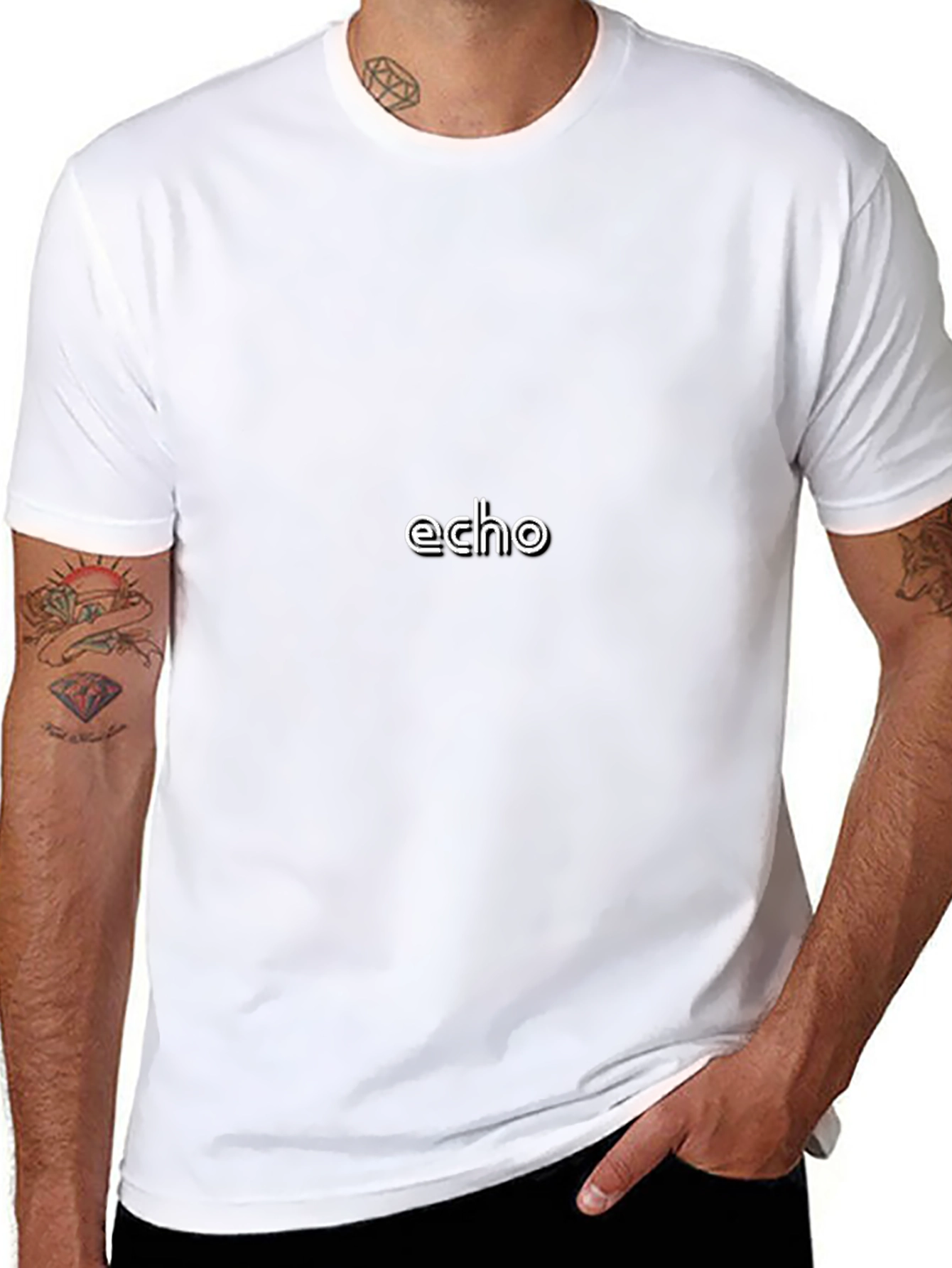 Echo Mens Black T-Shirt