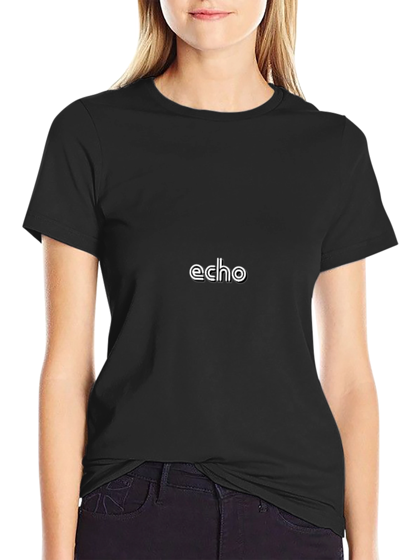 Echo Mens Black T-Shirt
