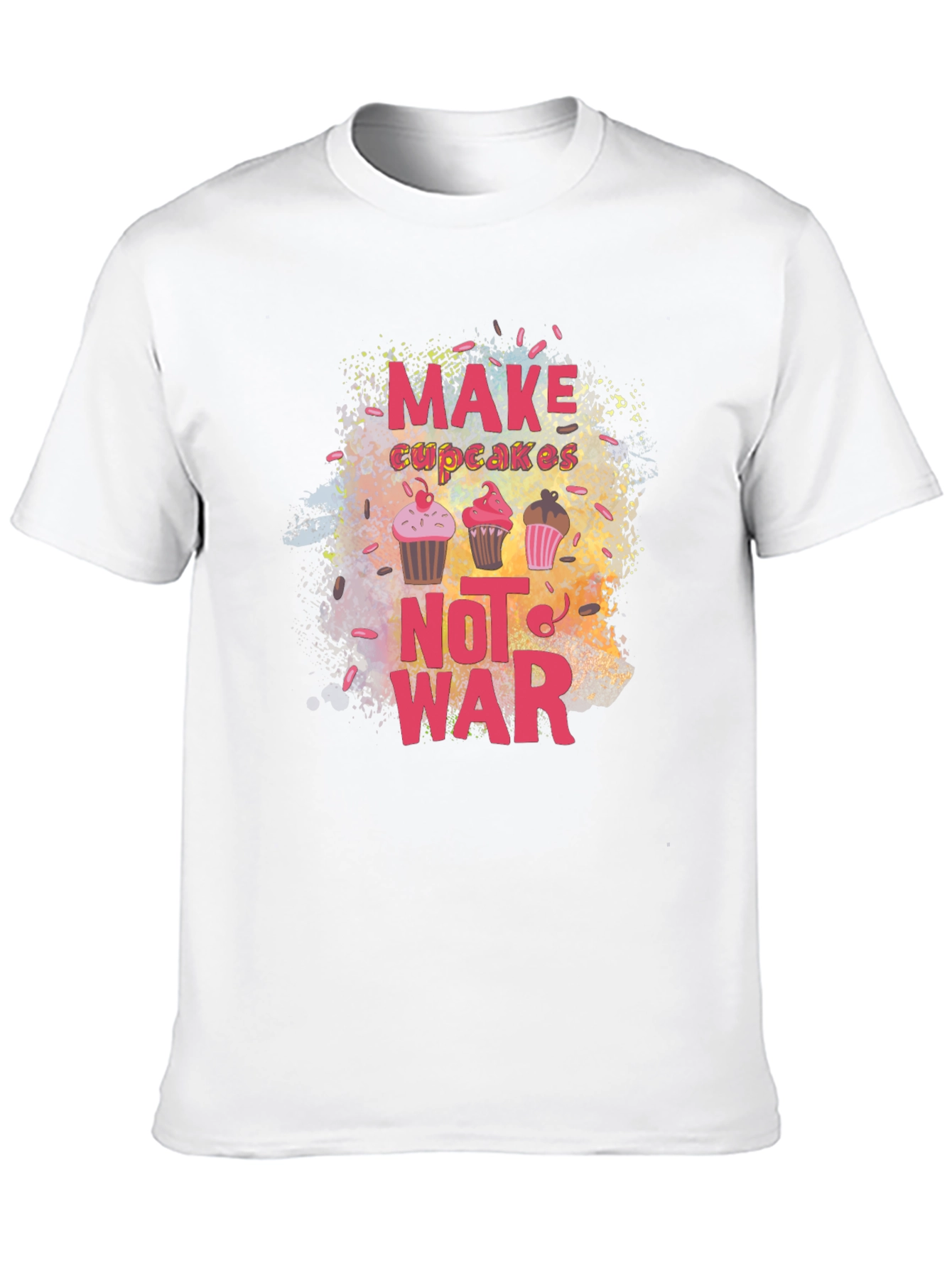 Make Cupcakes Not War Graphic Tee