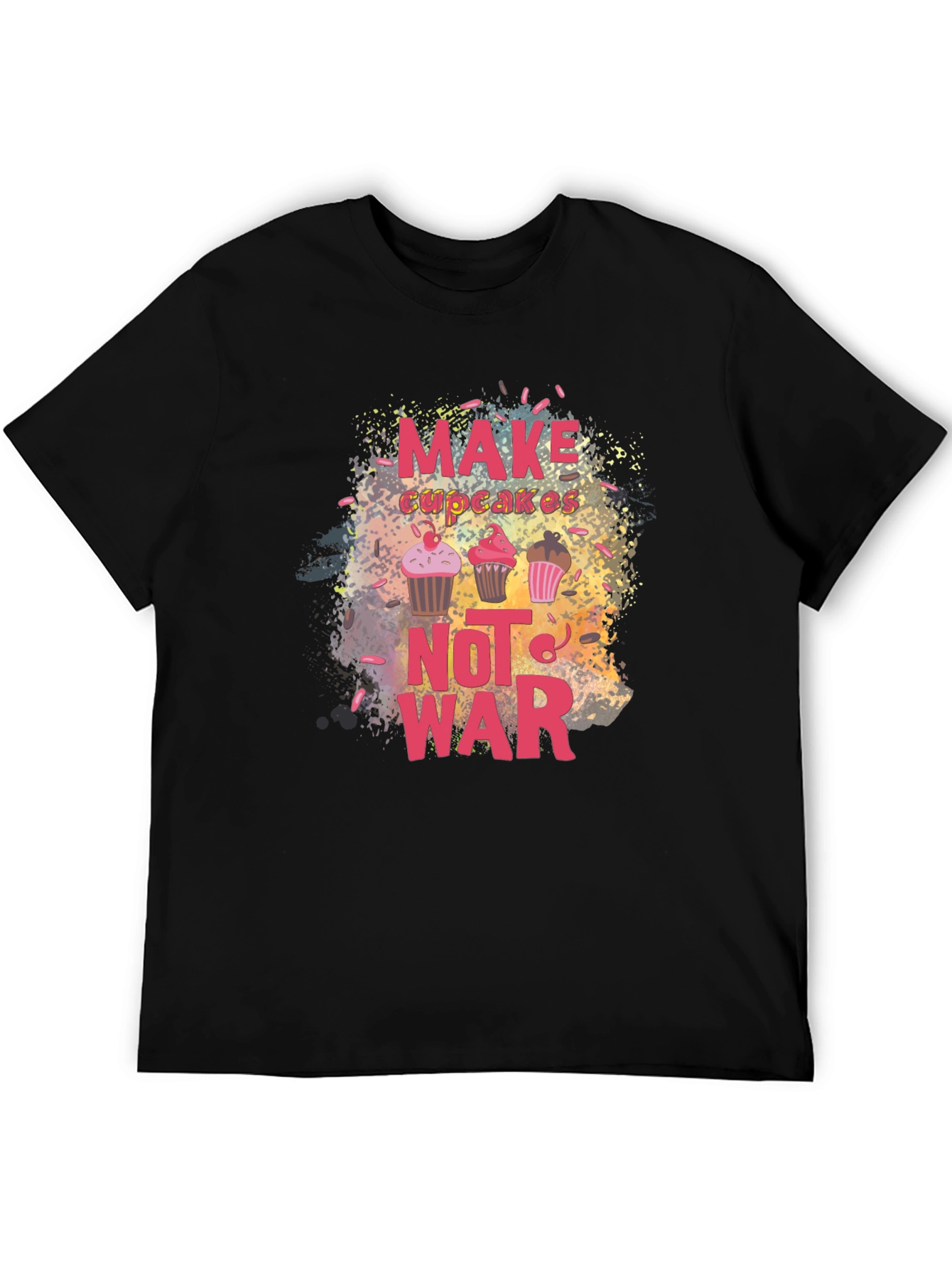 Make Cupcakes Not War Graphic Tee
