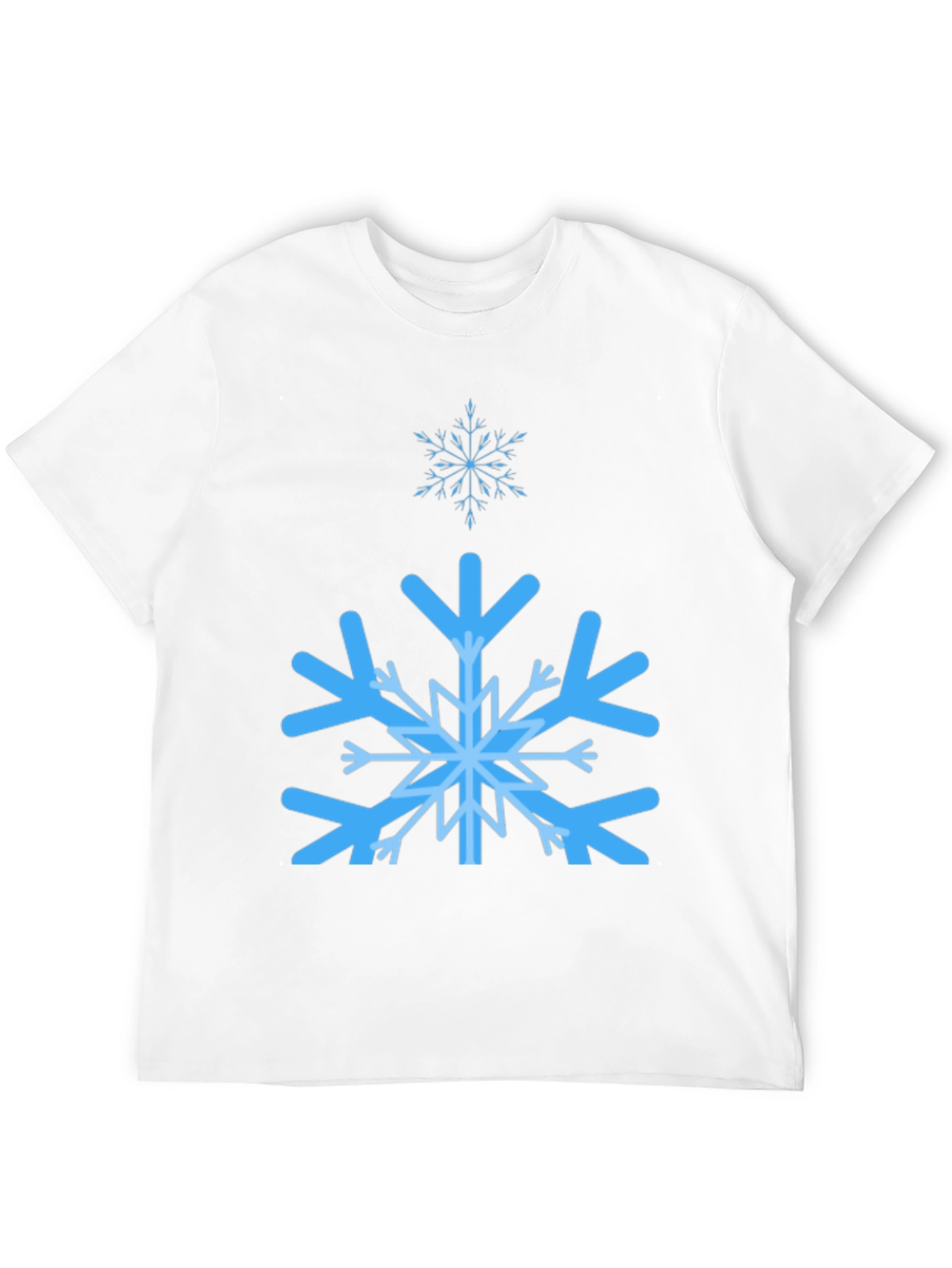 Snowflake Graphic Black T-Shirt