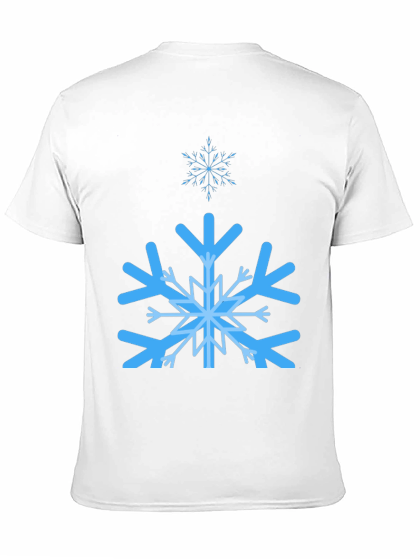Snowflake Graphic Black T-Shirt