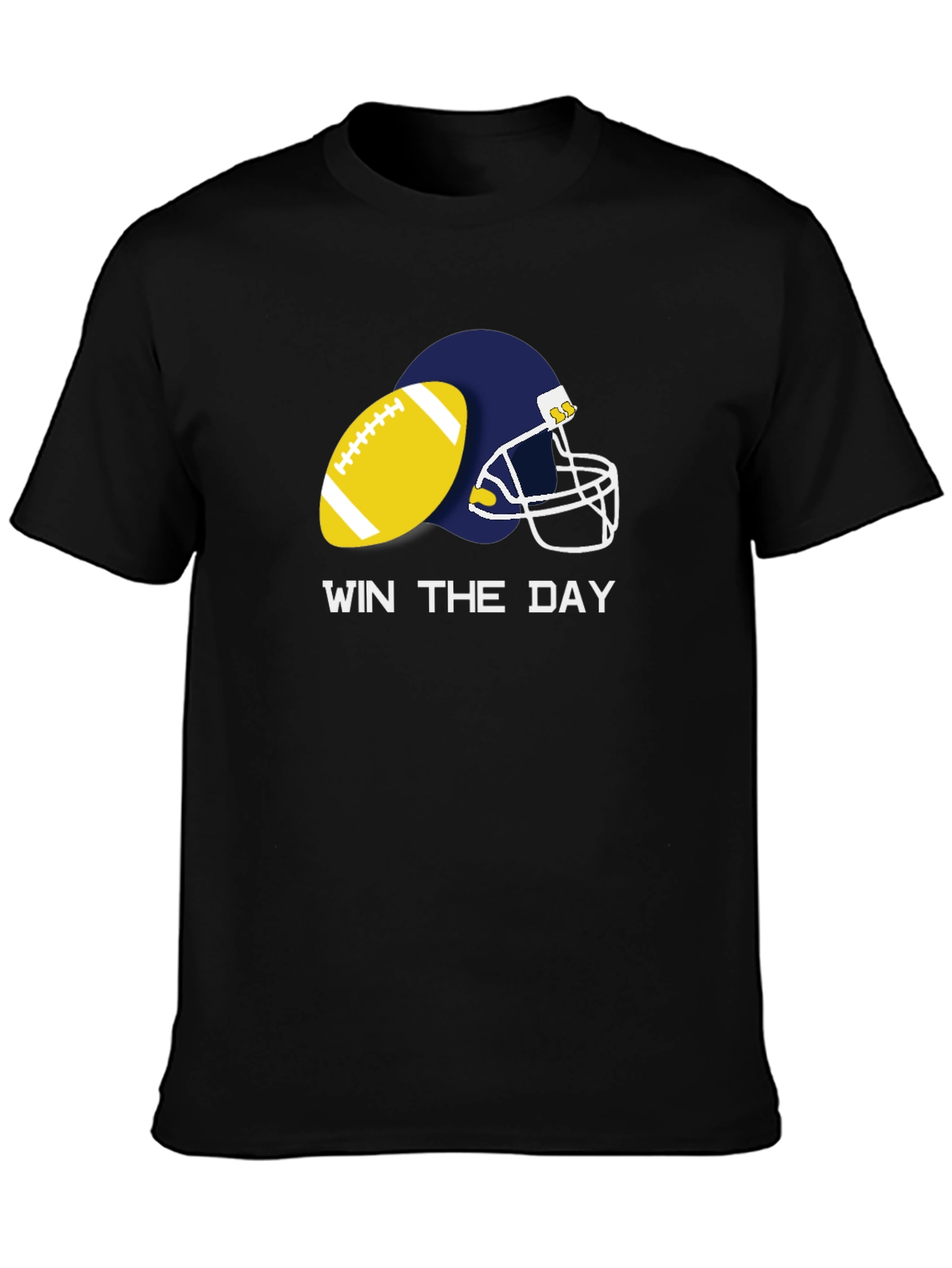 Win The Day Football Graphic Tee
