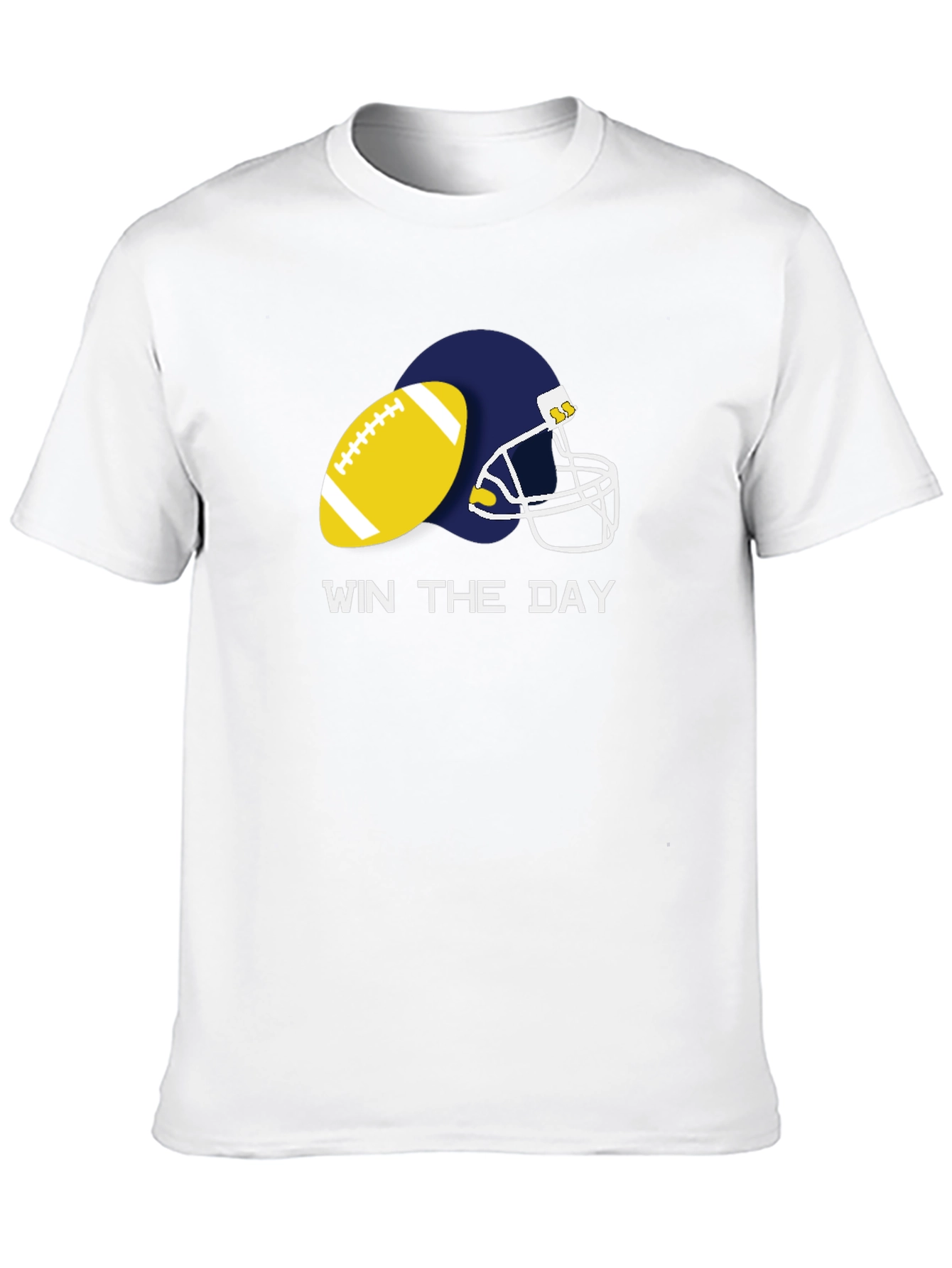 Win The Day Football Graphic Tee