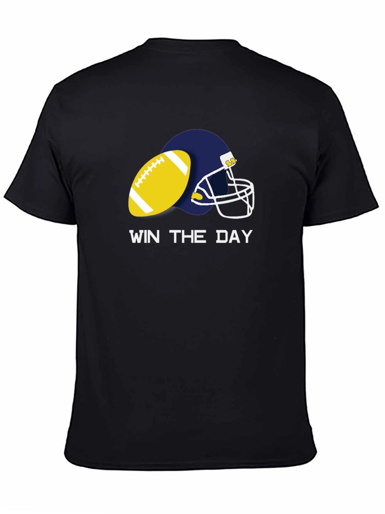 Win The Day Football Graphic Tee