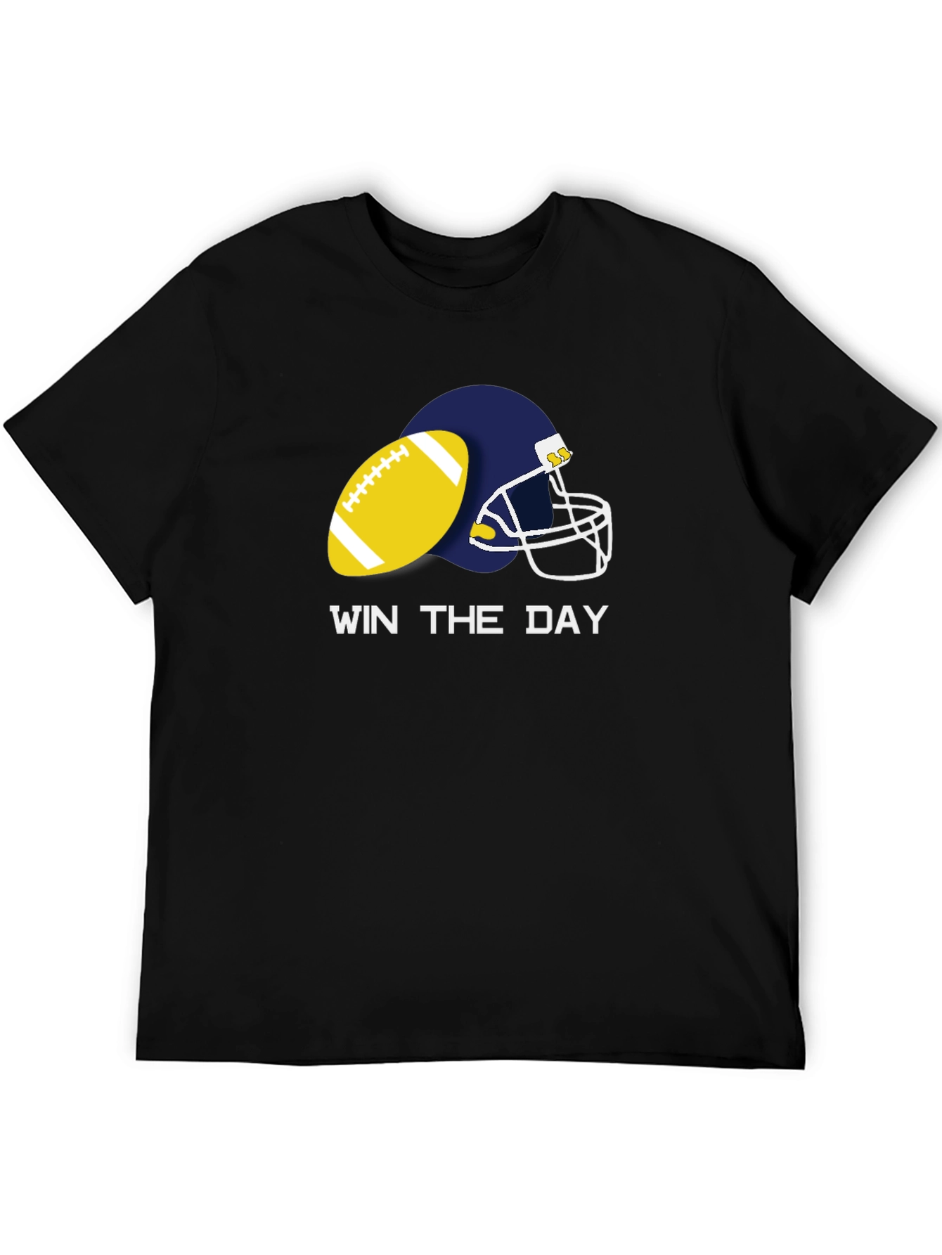 Win The Day Football Graphic Tee