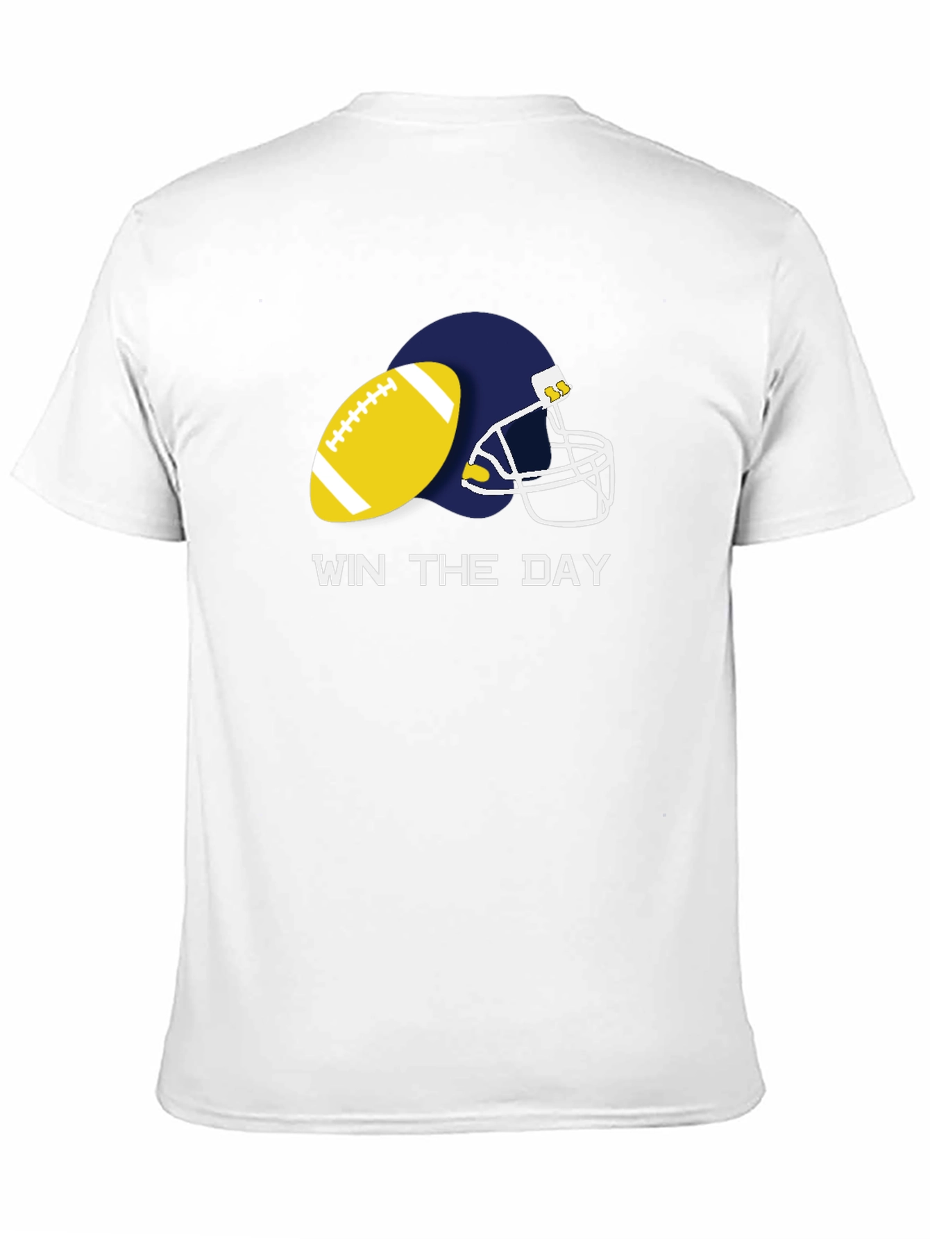 Win The Day Football Graphic Tee
