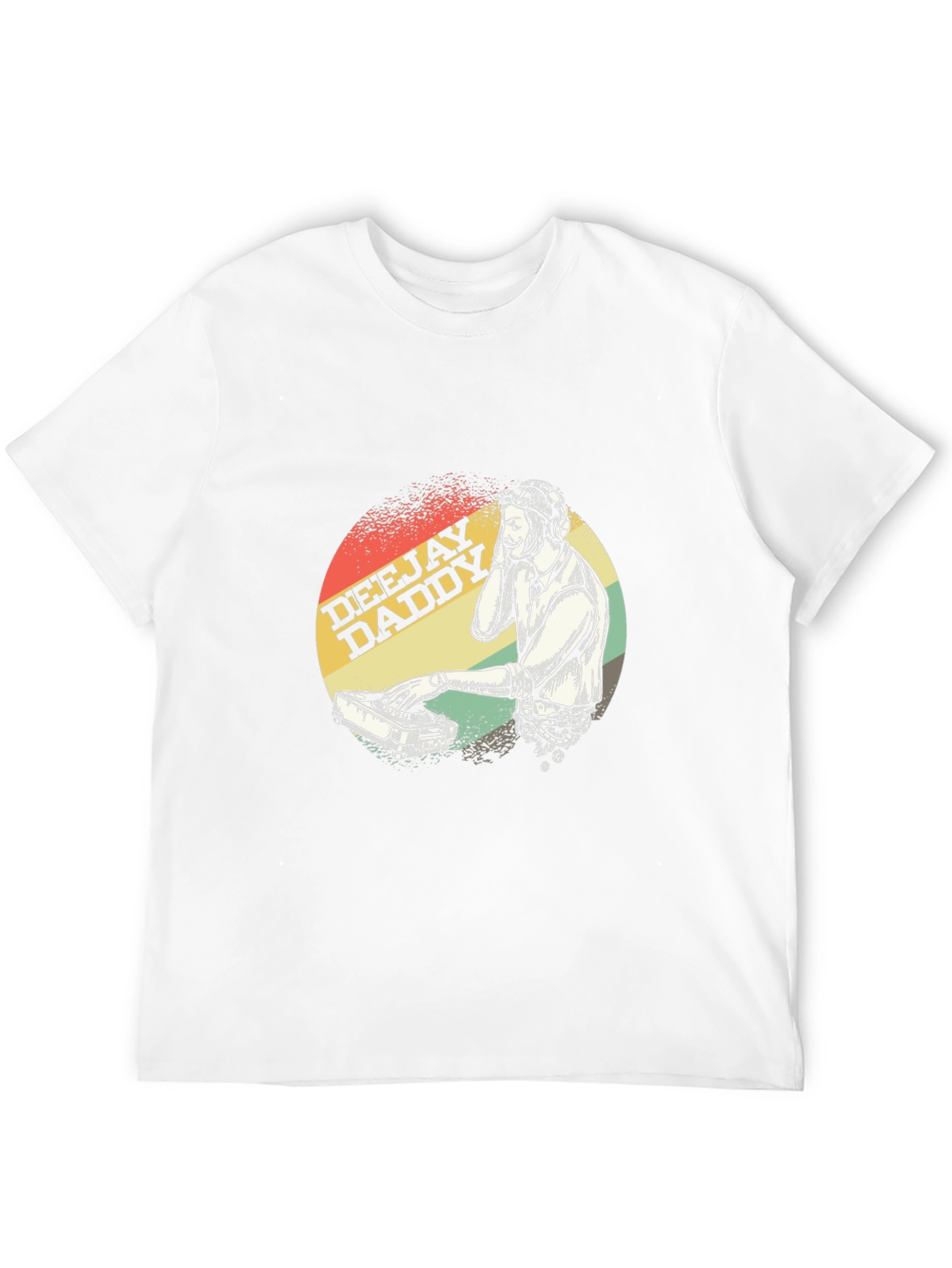 Deejay Daddy Black Graphic T-Shirt