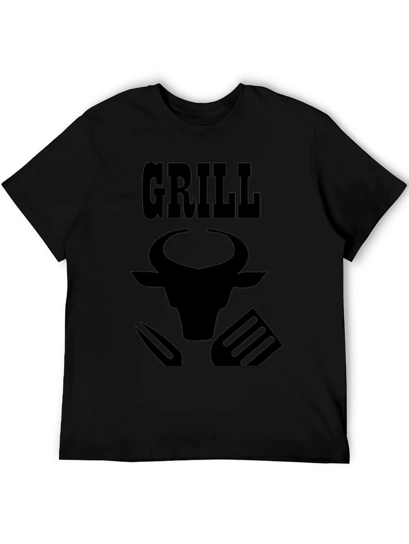 Grill Master Tee - Bull Design BBQ T-Shirt