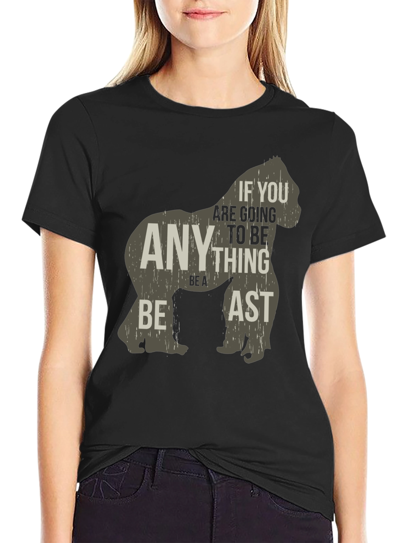 Be a Beast T-Shirt - Gorilla Graphic Tee