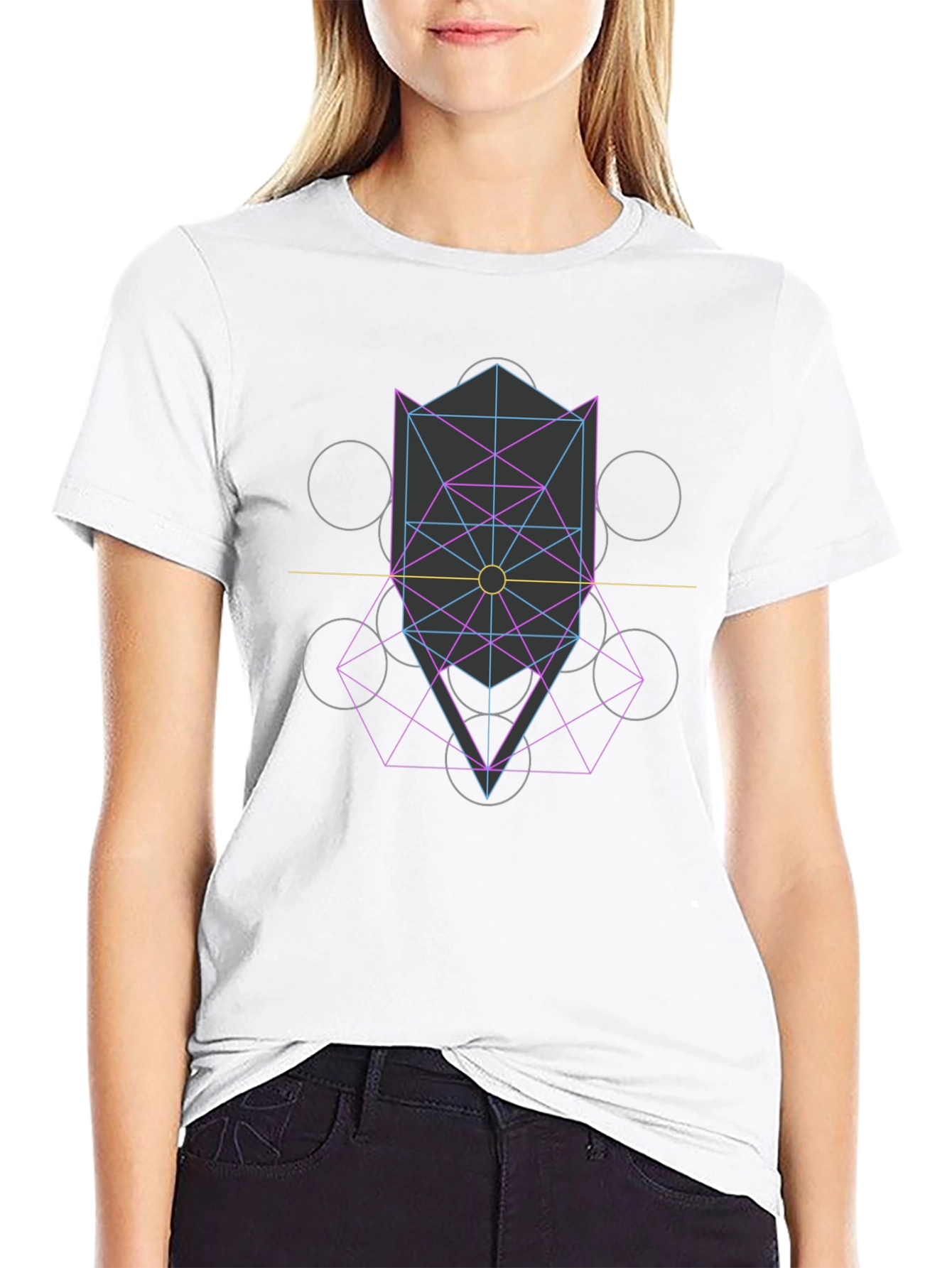 Geometric Metatrons Cube T-Shirt