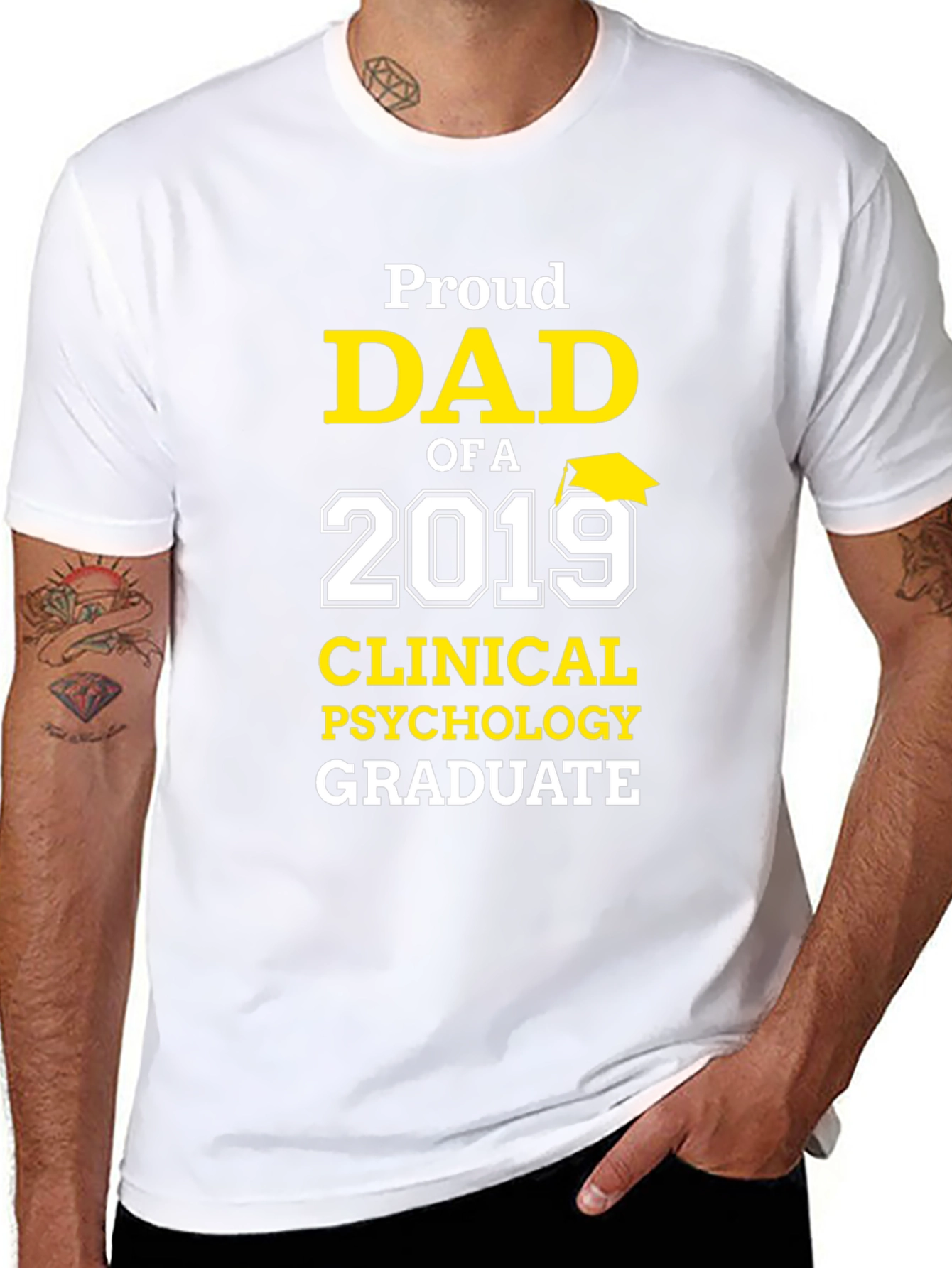 Proud Dad Clinical Psychology Graduate T-Shirt