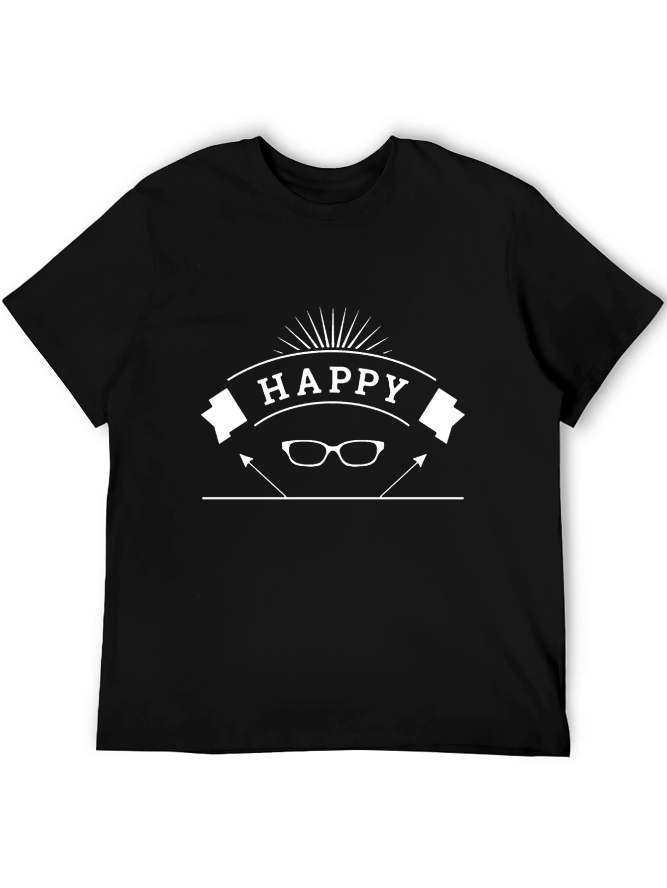 Happy Glasses Graphic T-Shirt