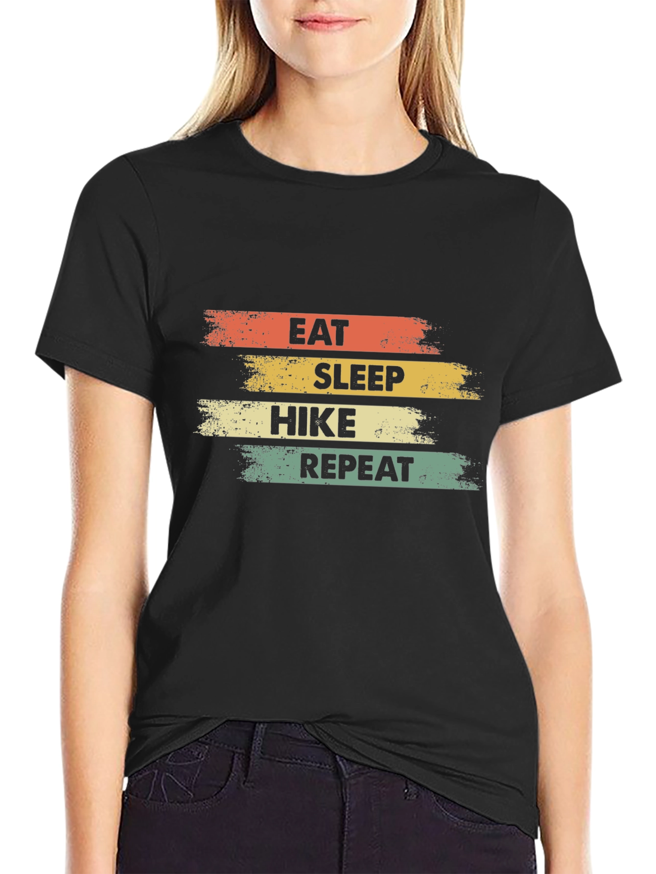 Eat Sleep Hike Repeat T-Shirt - Adventure Tee