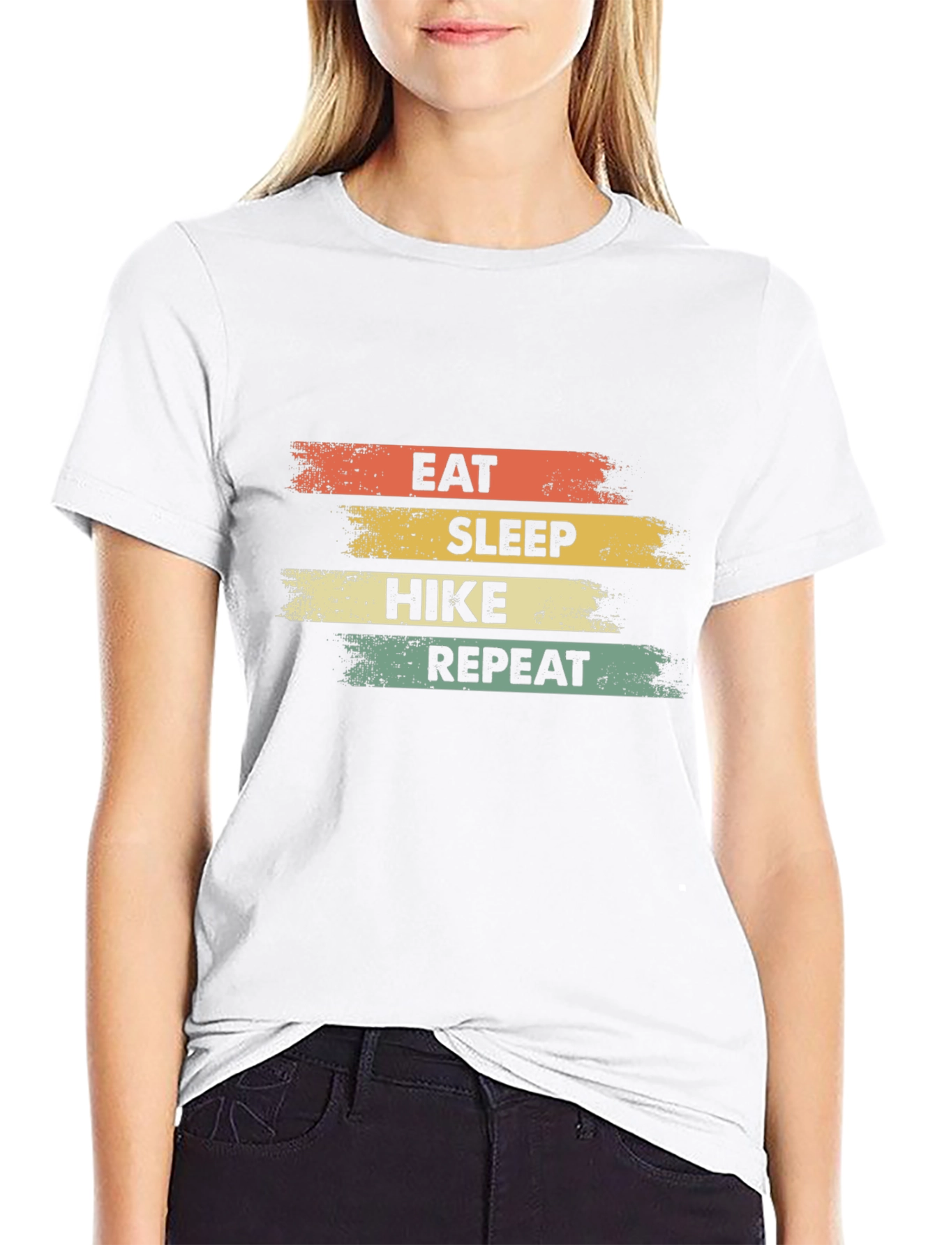 Eat Sleep Hike Repeat T-Shirt - Adventure Tee