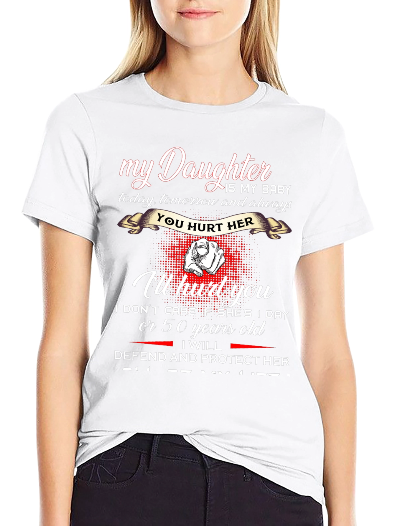 My Daughter T-Shirt - Protective Dad Graphic Tee