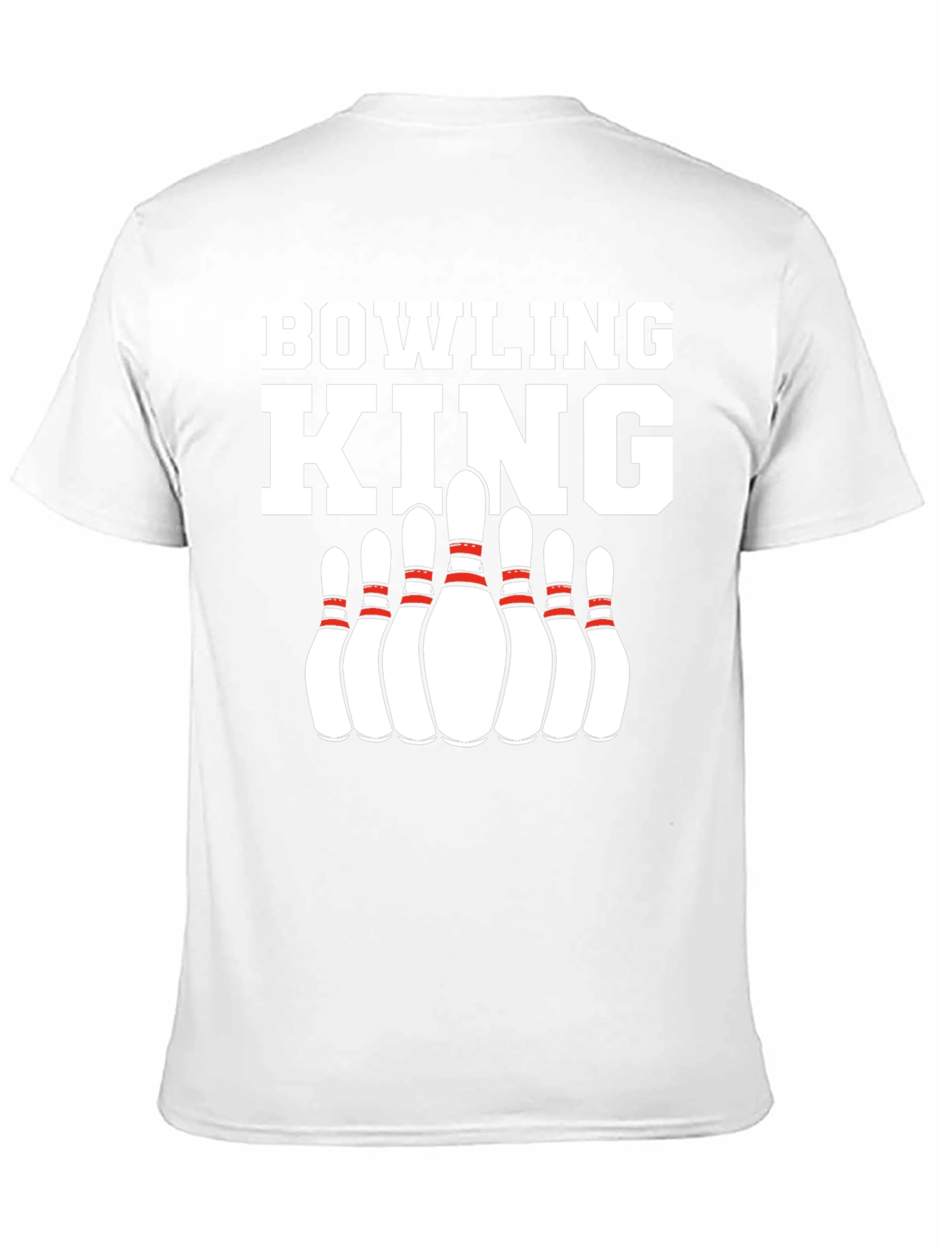 Bowling King Graphic T-Shirt for Bowling Enthusiasts