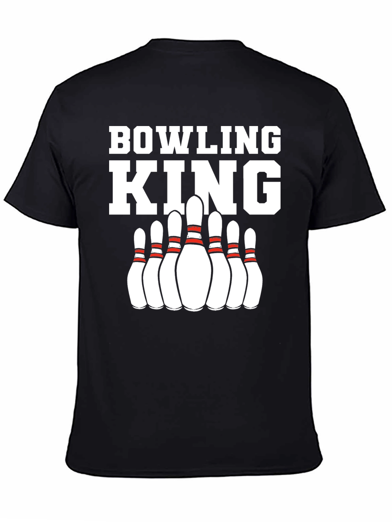 Bowling King Graphic T-Shirt for Bowling Enthusiasts