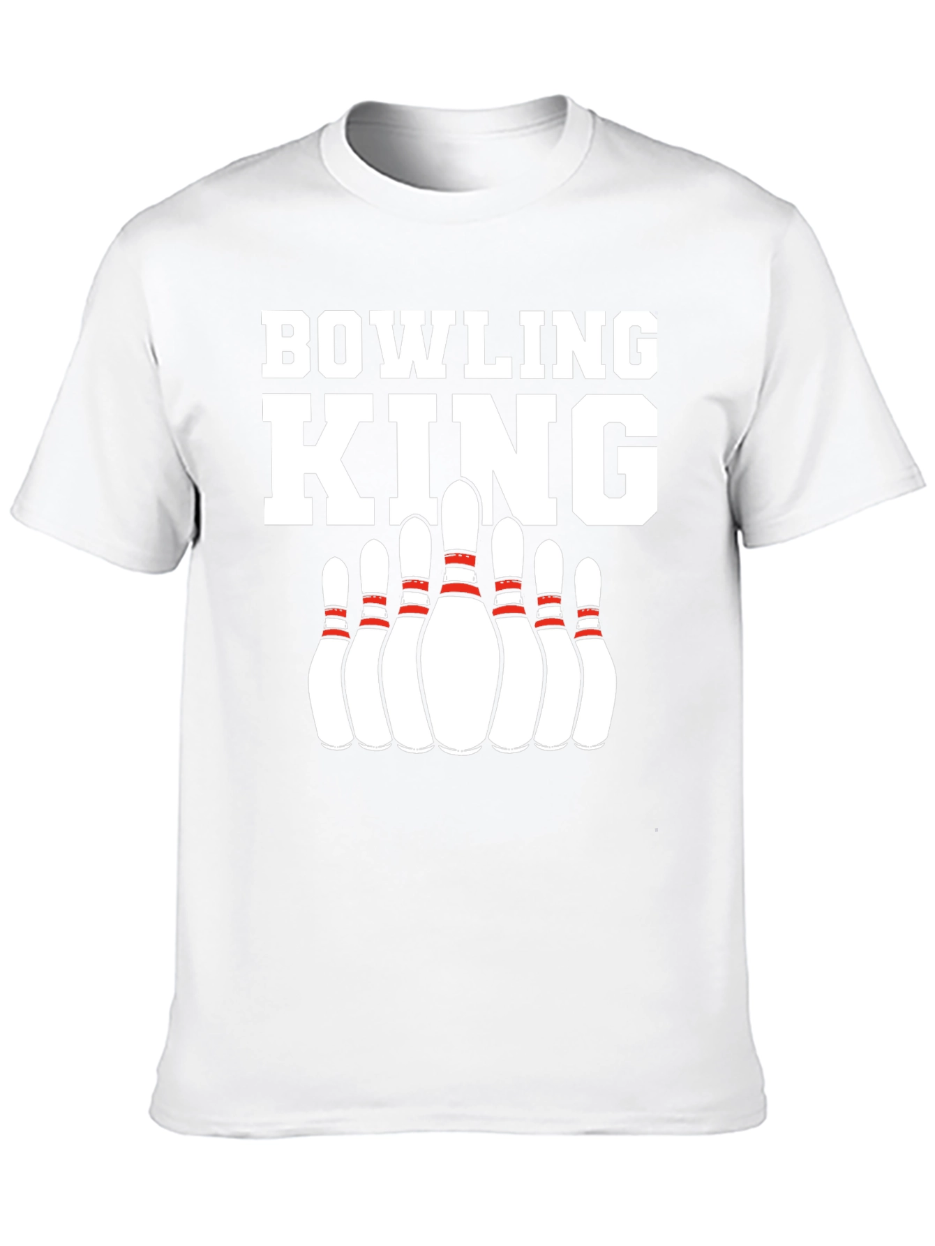 Bowling King Graphic T-Shirt for Bowling Enthusiasts
