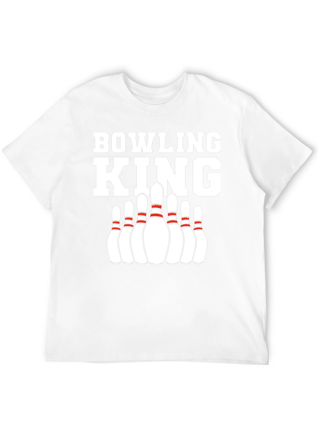 Bowling King Graphic T-Shirt for Bowling Enthusiasts