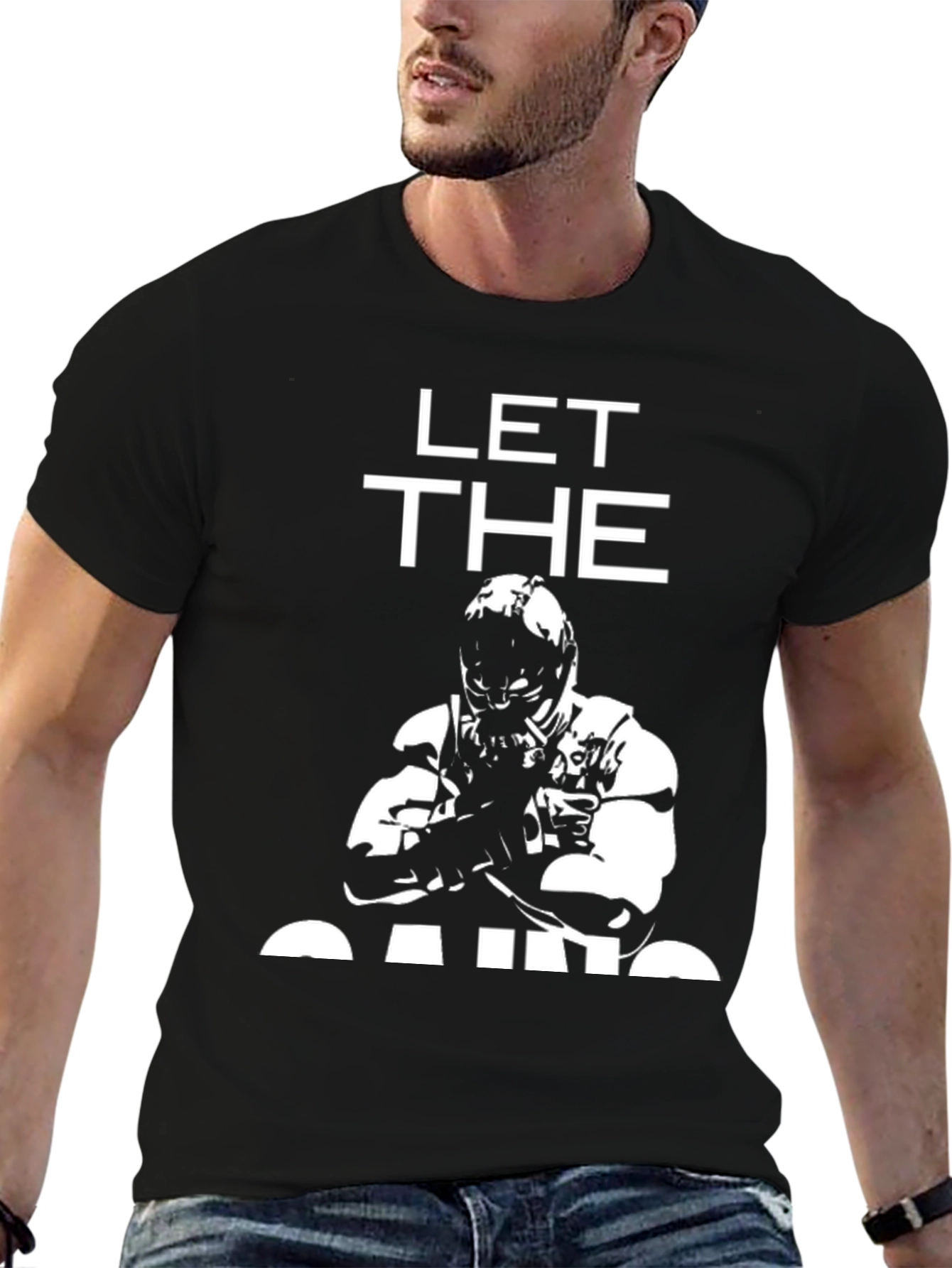 Let the Gains Begin Black T-Shirt