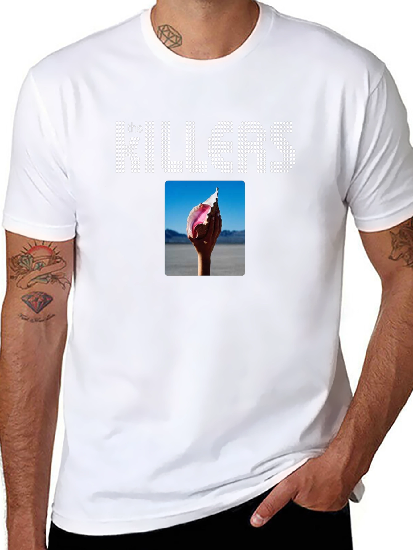 The Killers Band T-Shirt - Black Cotton Music Tee