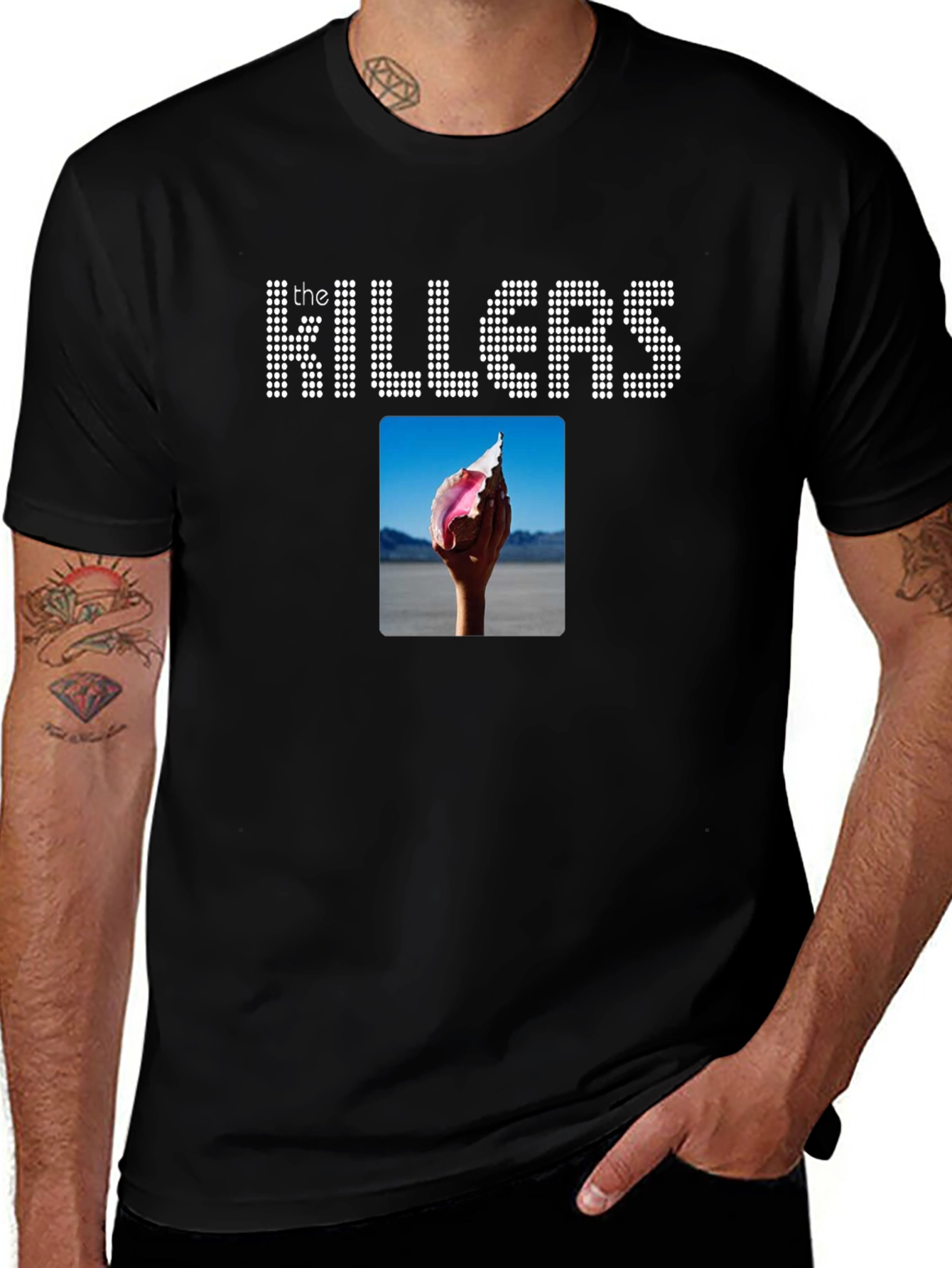 The Killers Band T-Shirt - Black Cotton Music Tee