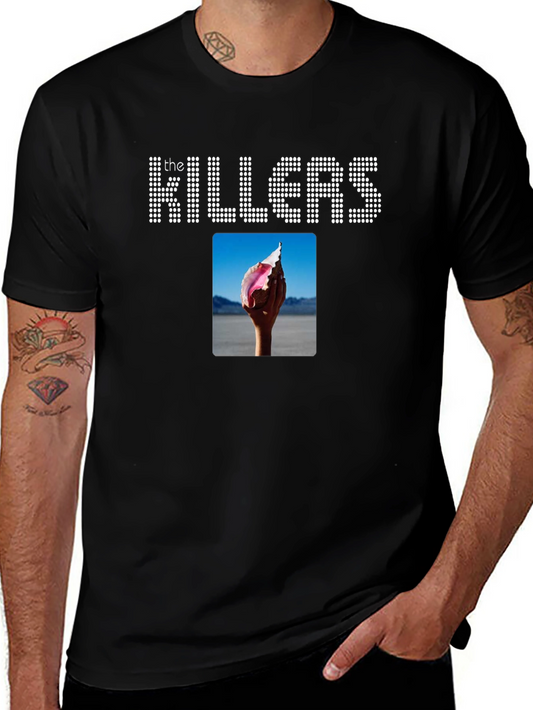 The Killers Band T-Shirt - Black Cotton Music Tee