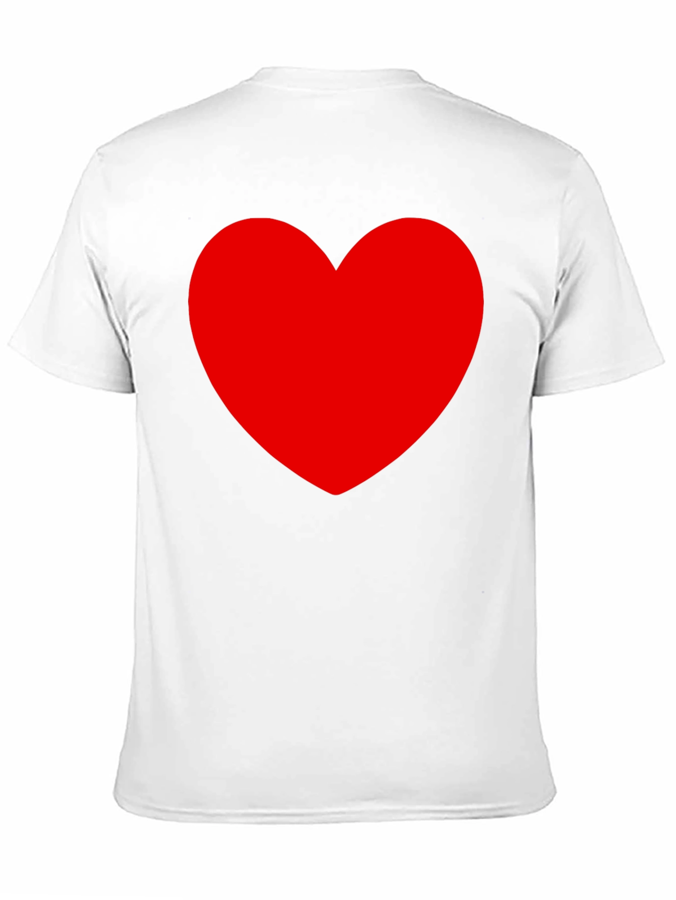 Heart Graphic Black Tee - Express Your Love!