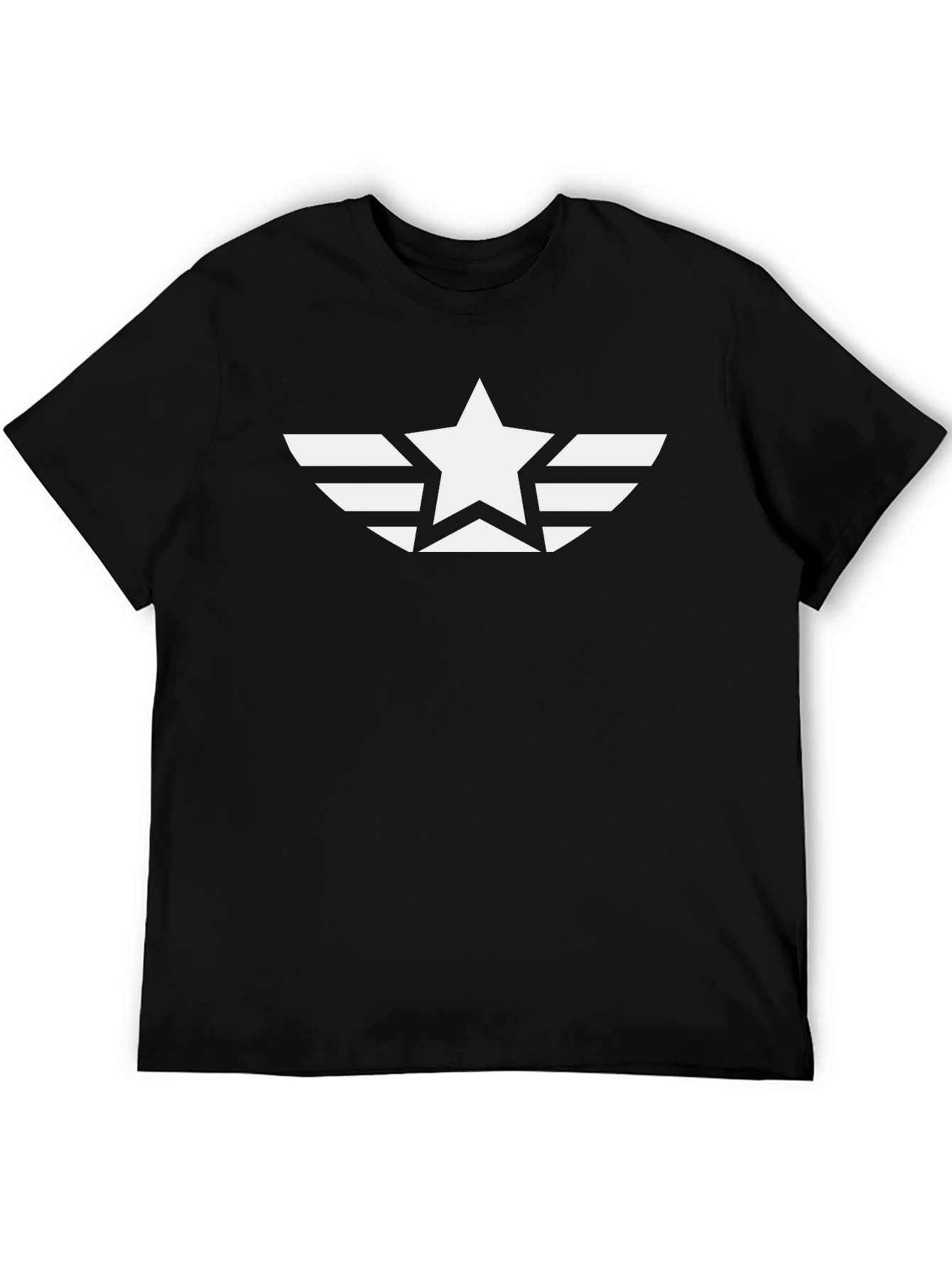 Star Wing Graphic Black T-Shirt