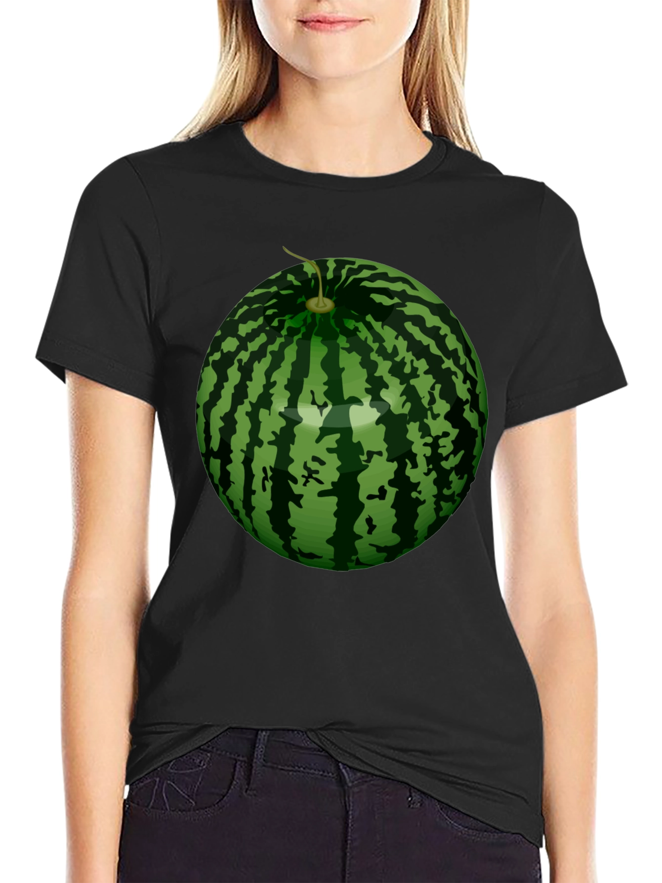 Watermelon Graphic T-Shirt - Novelty Fruit Tee