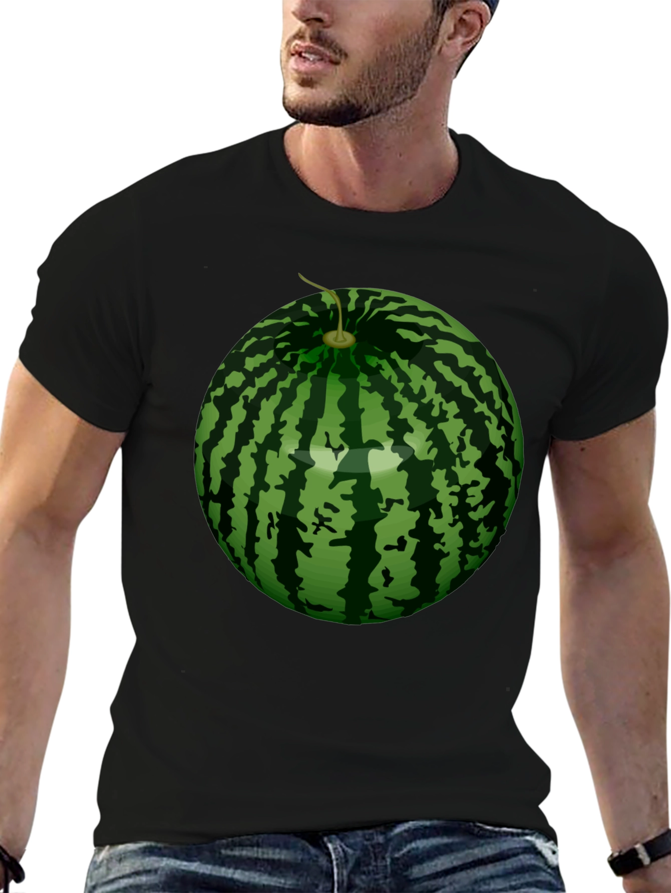 Watermelon Graphic T-Shirt - Novelty Fruit Tee
