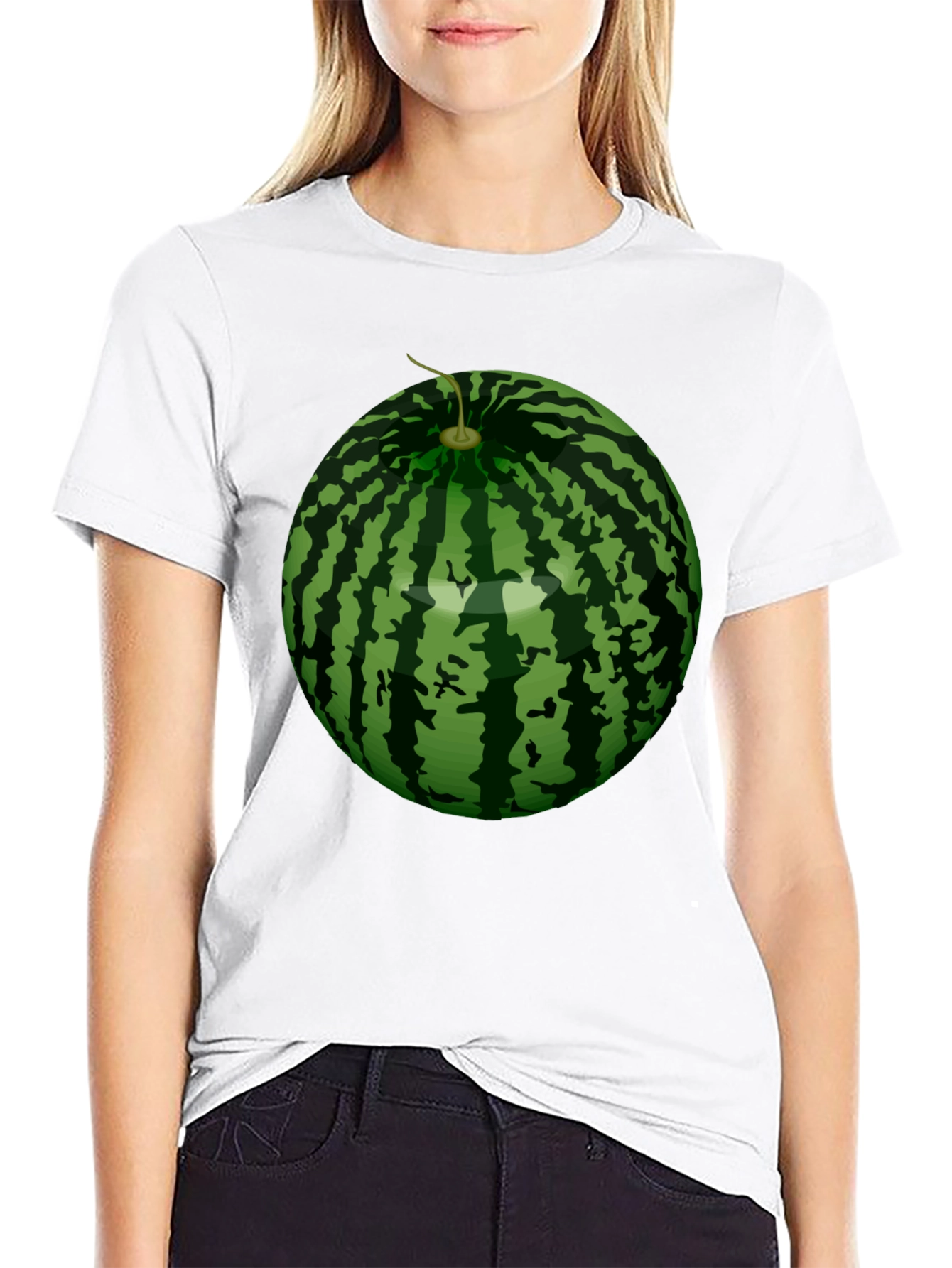 Watermelon Graphic T-Shirt - Novelty Fruit Tee