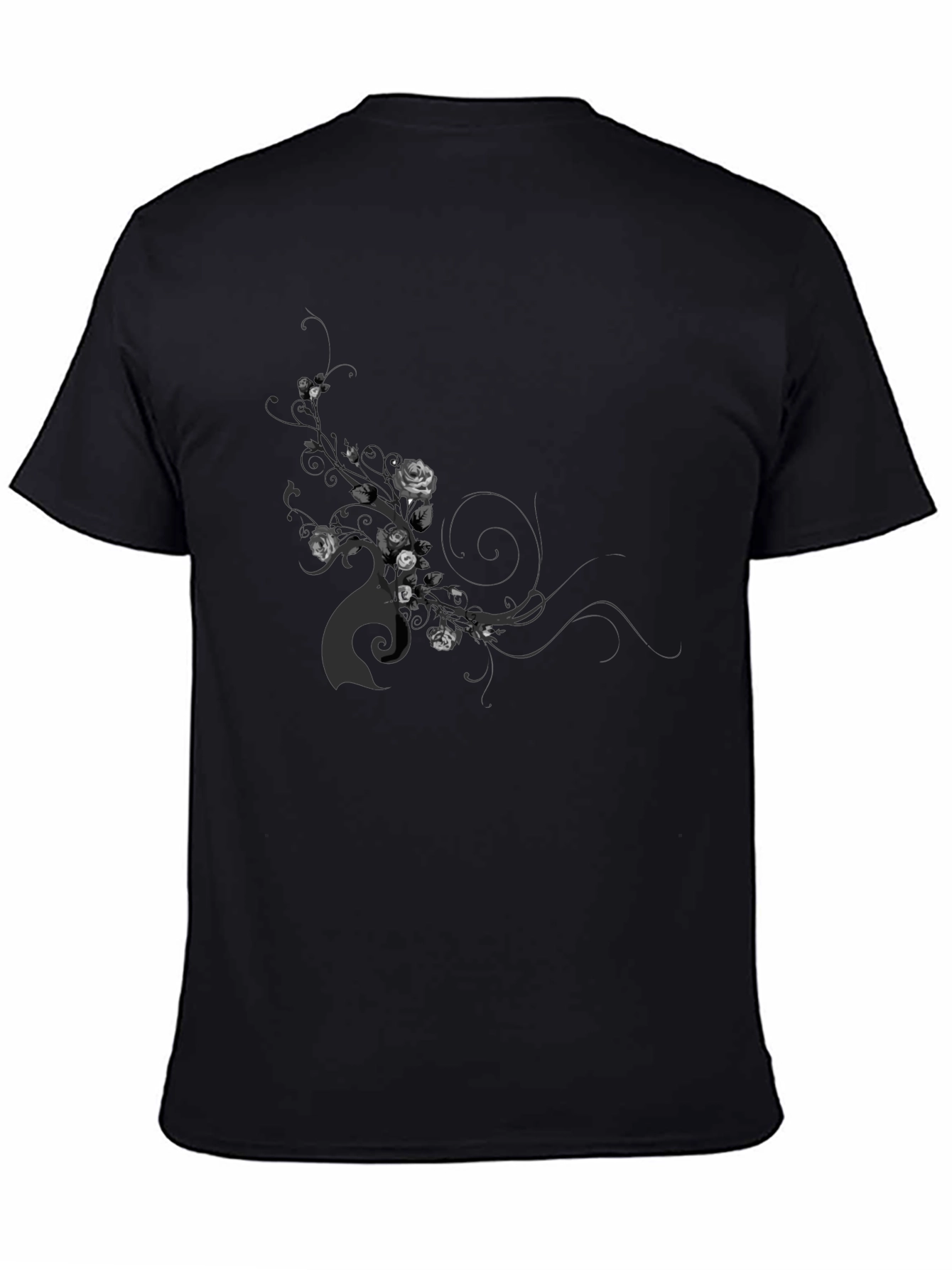 Floral Vine Graphic Print T-Shirt