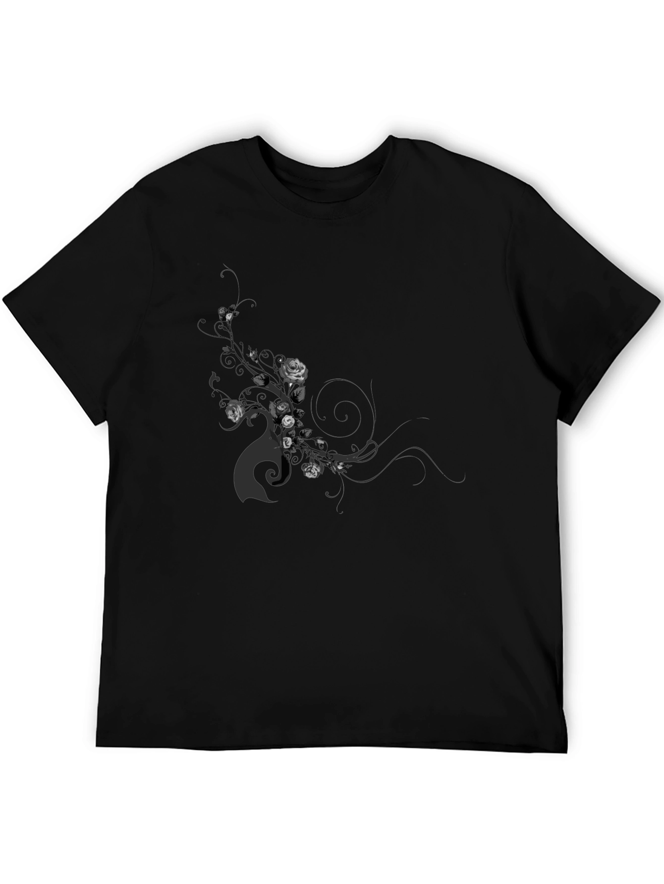 Floral Vine Graphic Print T-Shirt
