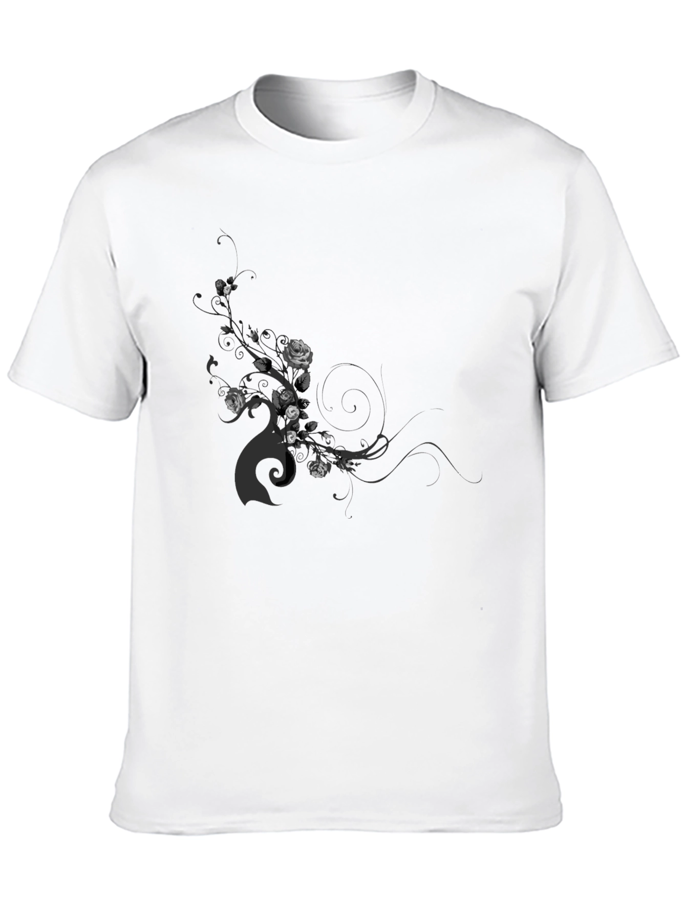 Floral Vine Graphic Print T-Shirt