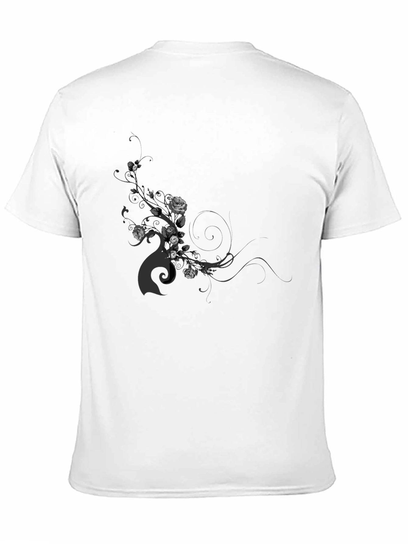 Floral Vine Graphic Print T-Shirt