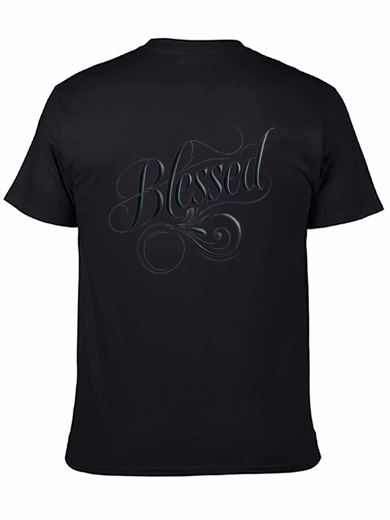 Blessed Black T-Shirt - Elegant Style