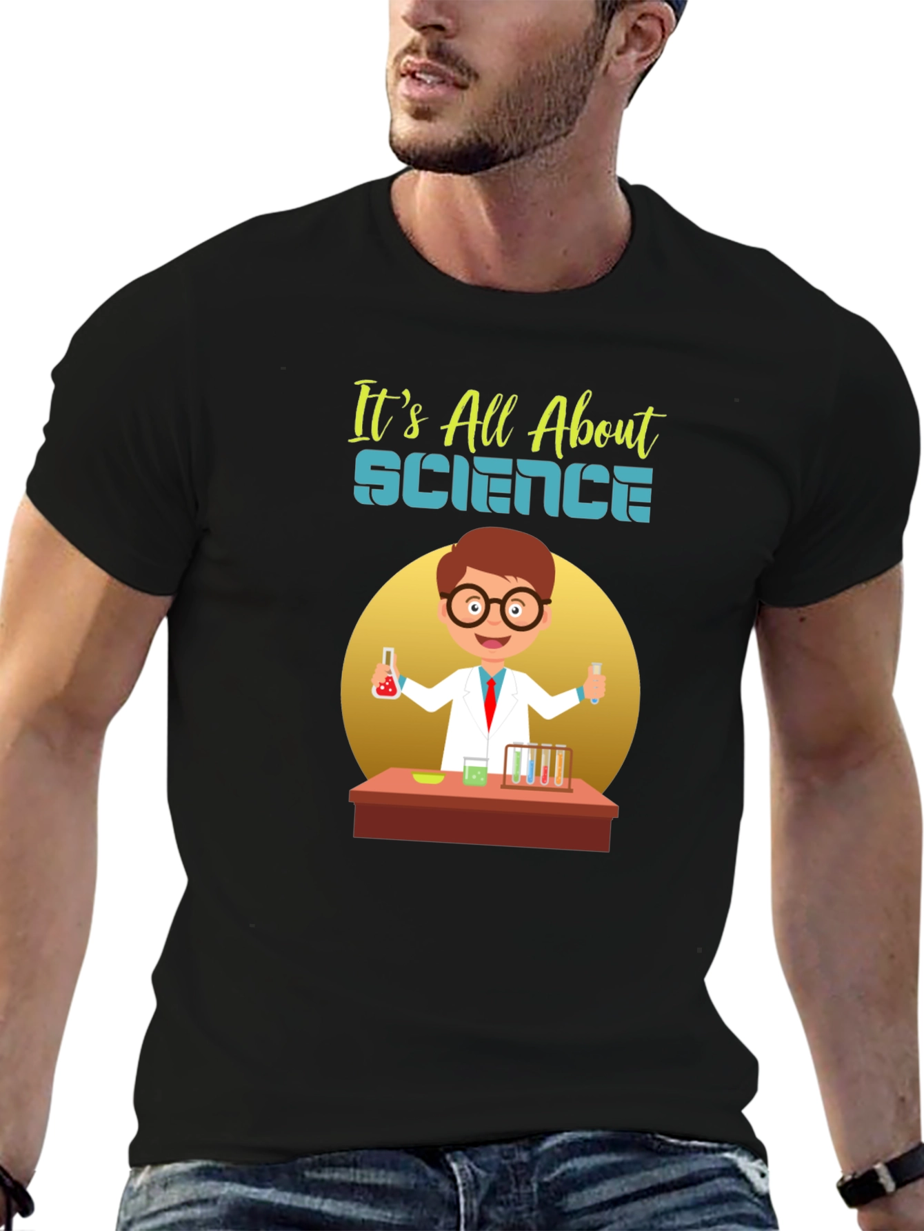 Science Graphic Tee - Its All About Science!