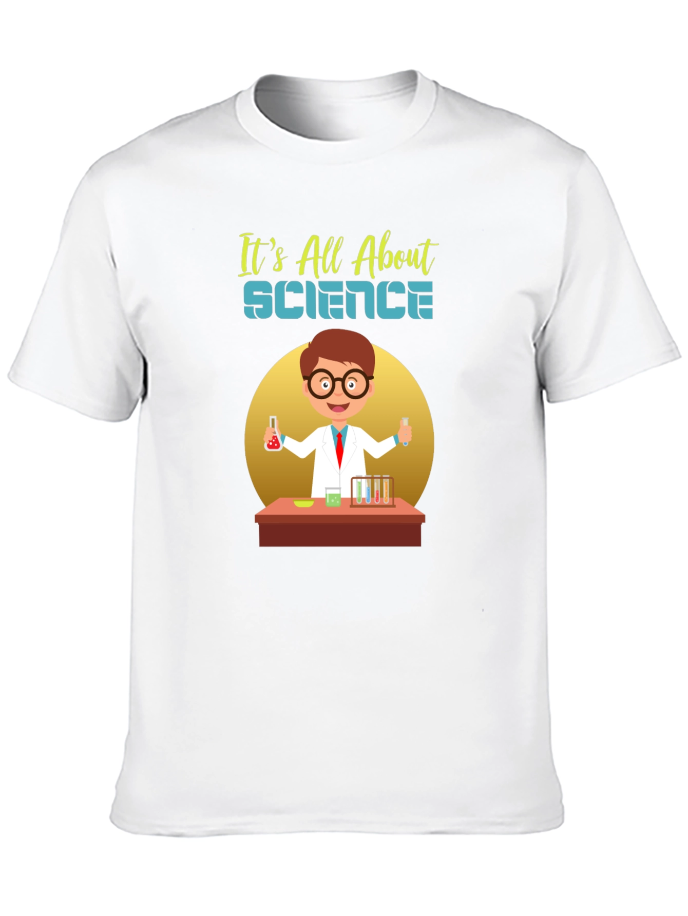 Science Graphic Tee - Its All About Science!