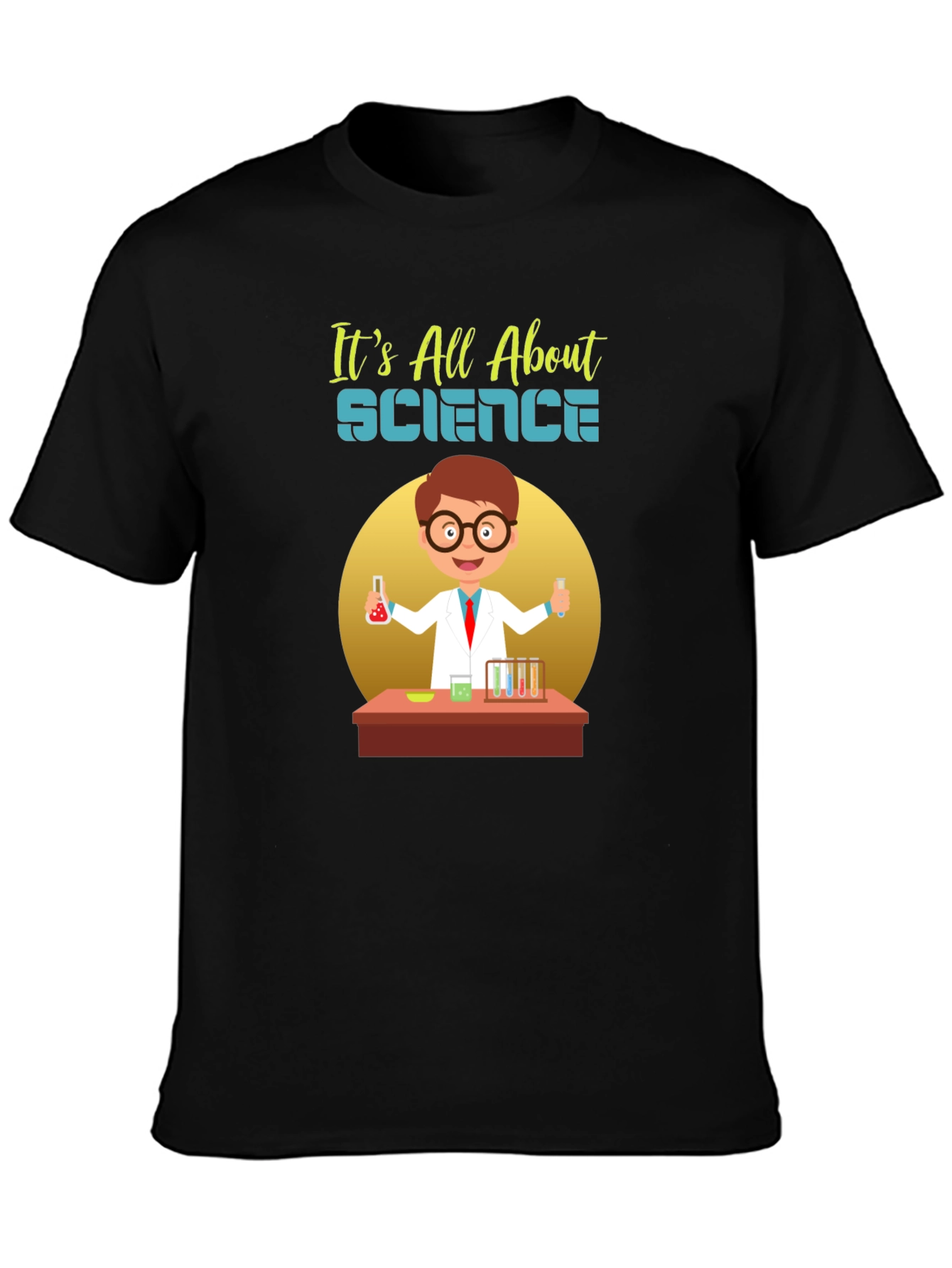 Science Graphic Tee - Its All About Science!
