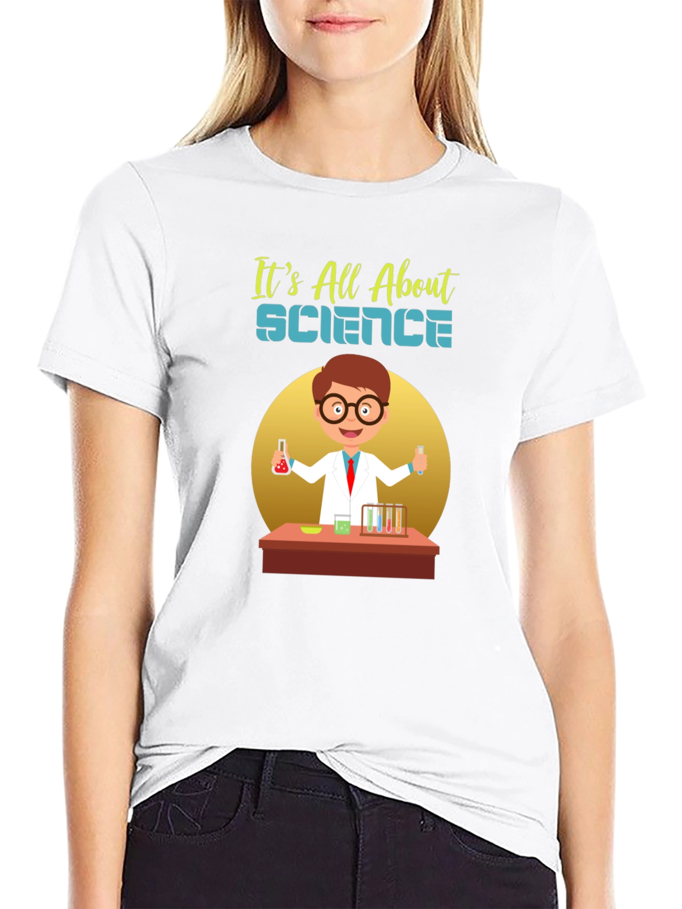 Science Graphic Tee - Its All About Science!
