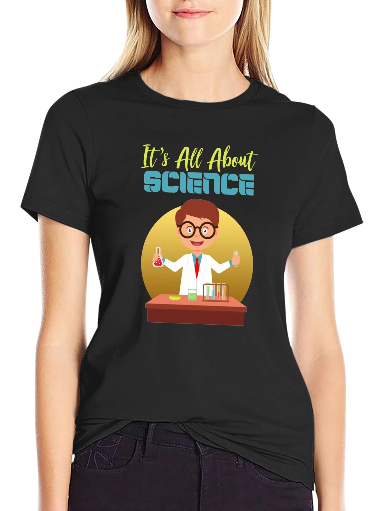 Science Graphic Tee - Its All About Science!
